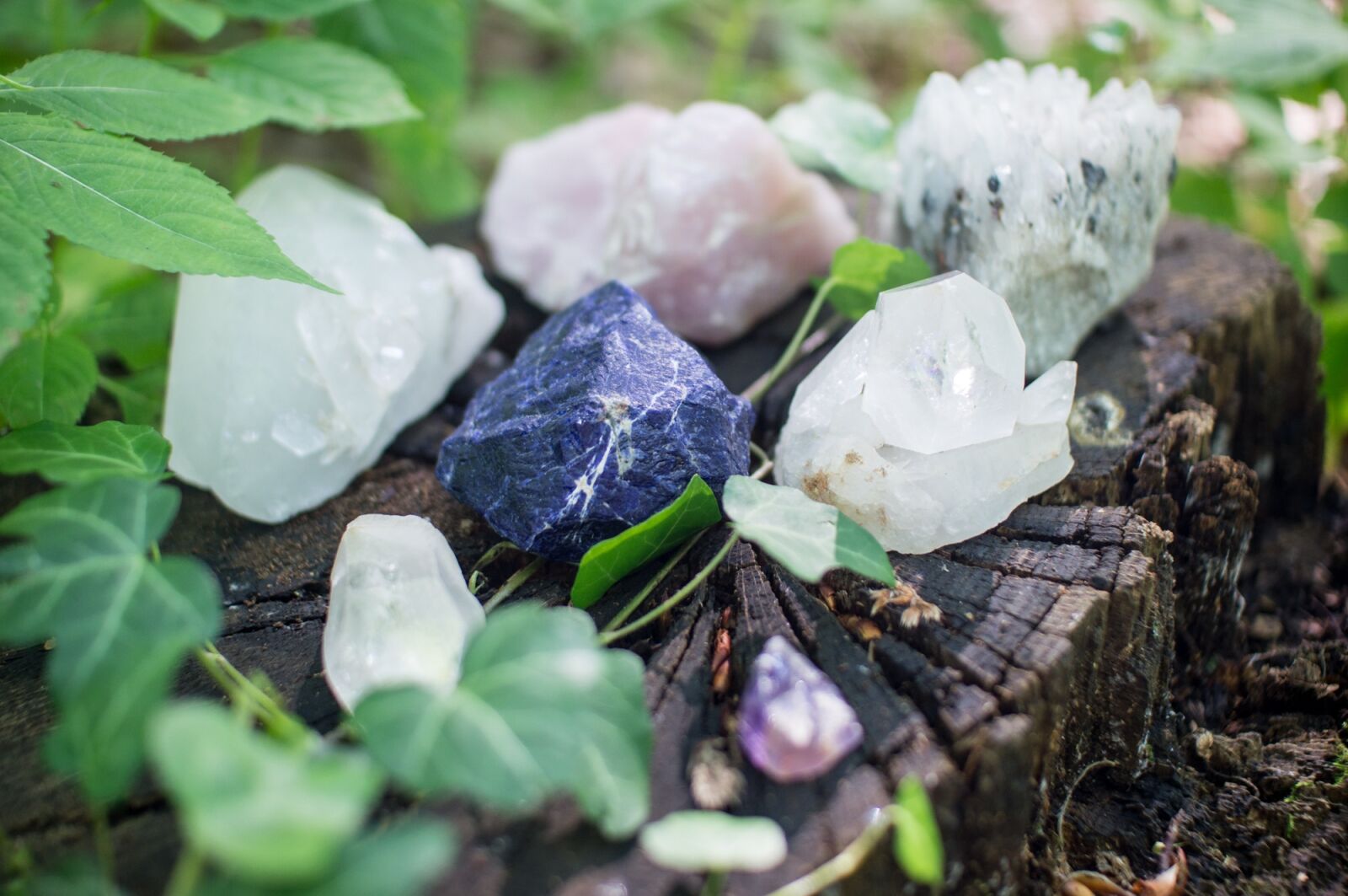 Sony SLT-A55 (SLT-A55V) sample photo. Crystals, stones, healing photography