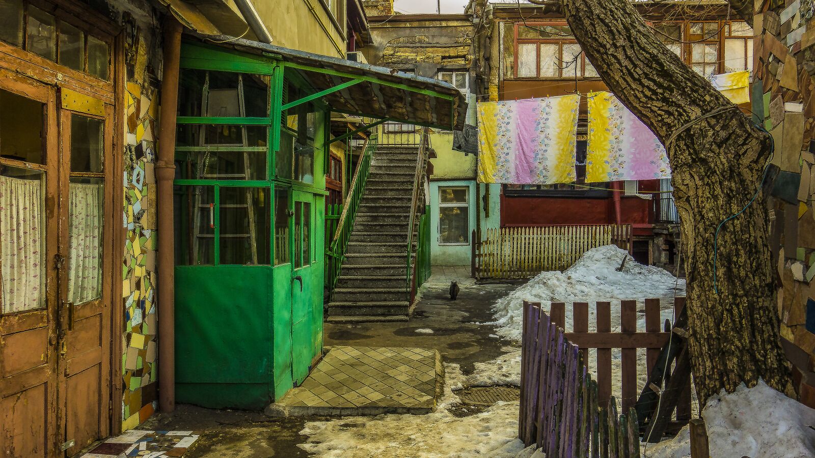 Sony Cyber-shot DSC-RX100 sample photo. Odessa, yard, elimination of photography