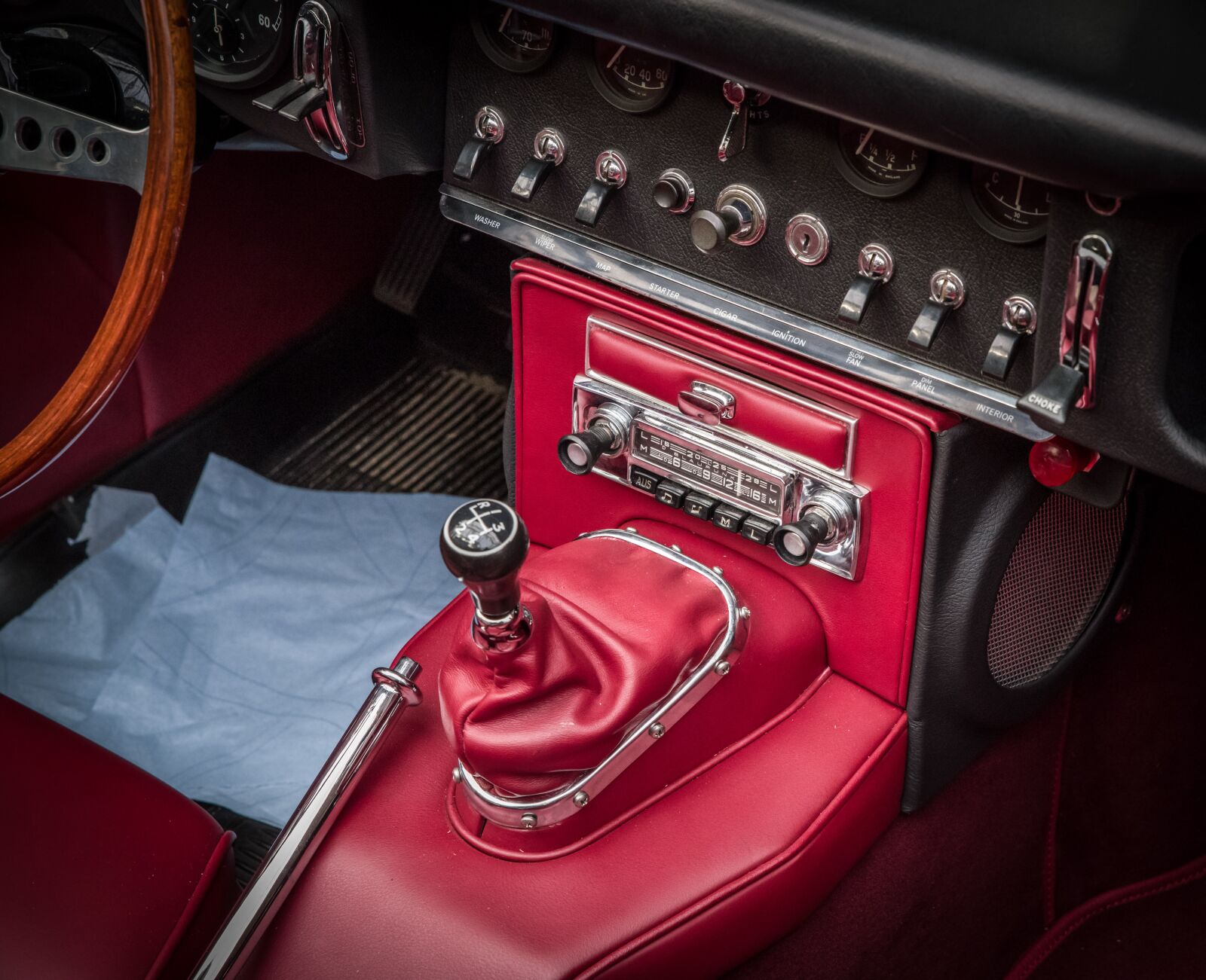 Pentax K-1 Mark II sample photo. Center console, radio, gear photography