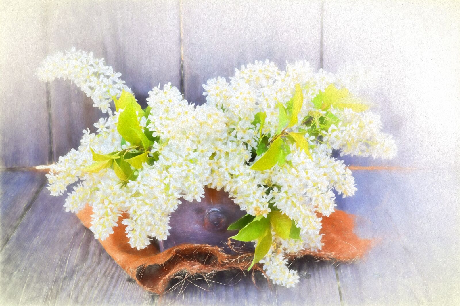 Nikon D90 sample photo. Painting, lilac, white photography