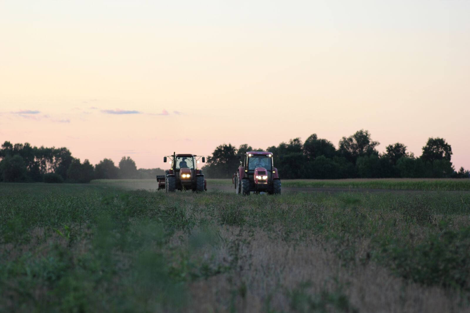 Canon EOS 550D (EOS Rebel T2i / EOS Kiss X4) sample photo. Tractors, machine, ploughing photography