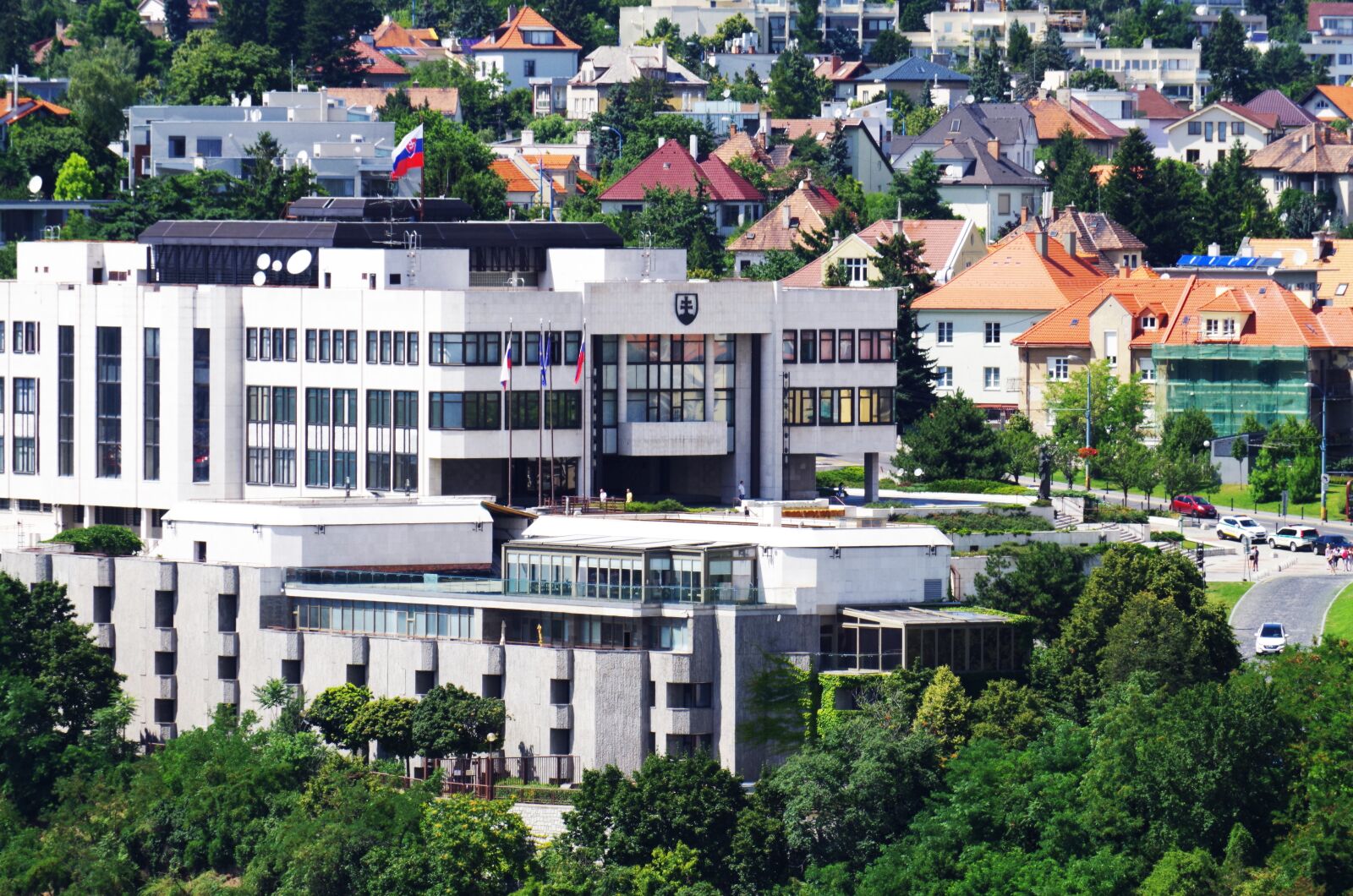 Pentax K-500 sample photo. Bratislava, slovakia, parliament photography
