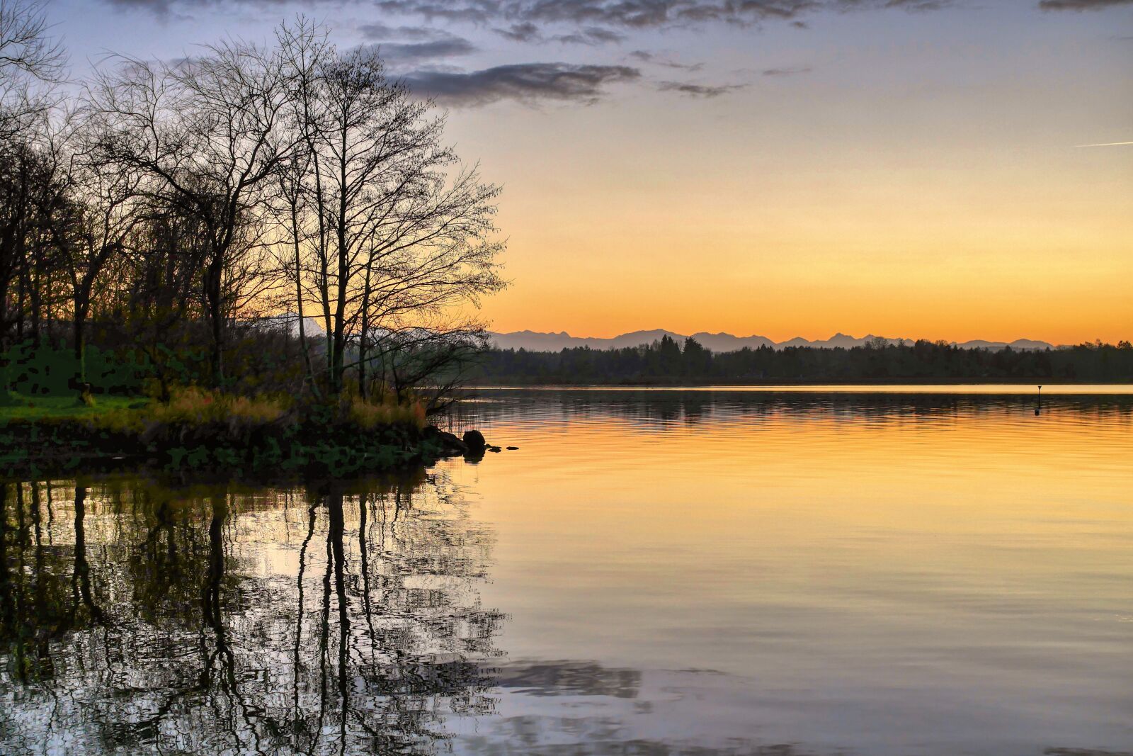 Panasonic Lumix DC-G90 (Lumix DC-G91) sample photo. Sunset, reflection, lake photography