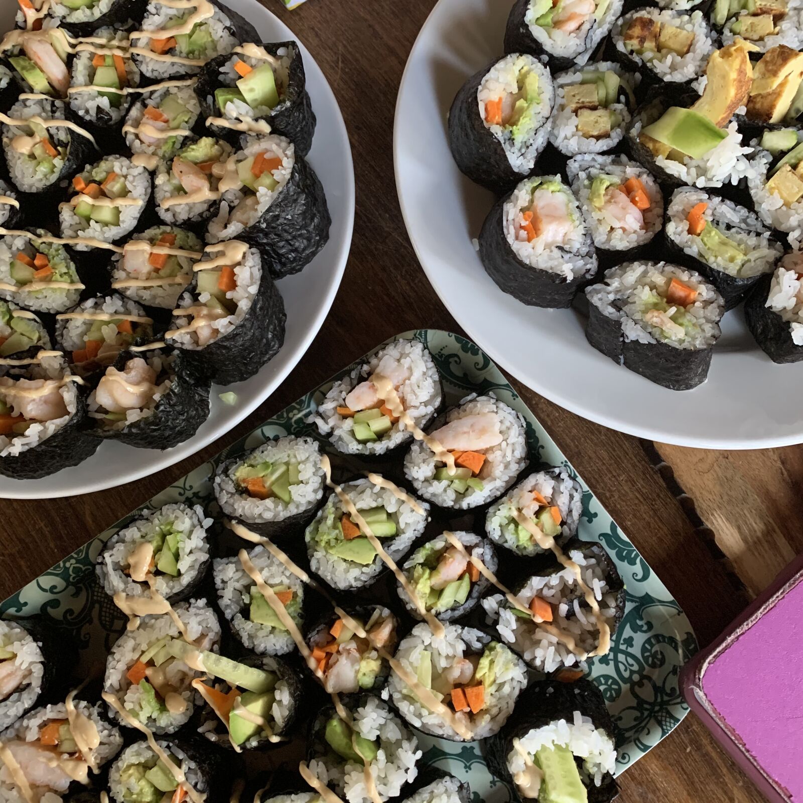 Apple iPhone XR sample photo. Sushi, homemade, japanese photography