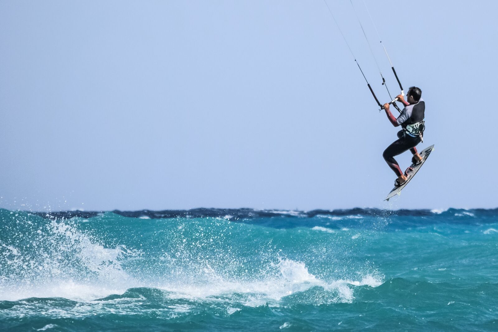 Nikon D3300 sample photo. Kitesurfing, skill, air photography