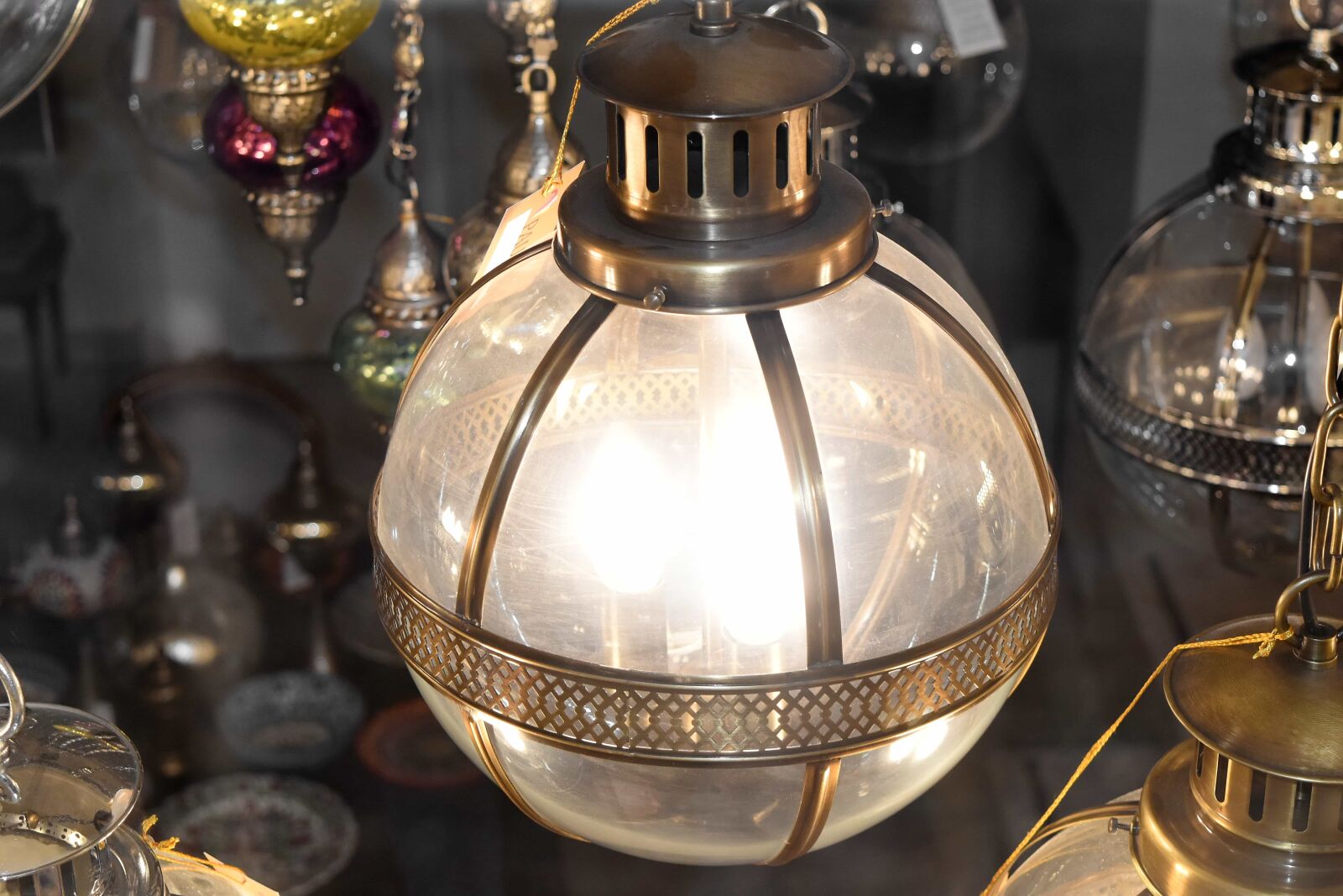 Nikon D5500 sample photo. Candle, lamp, brass, decoration photography