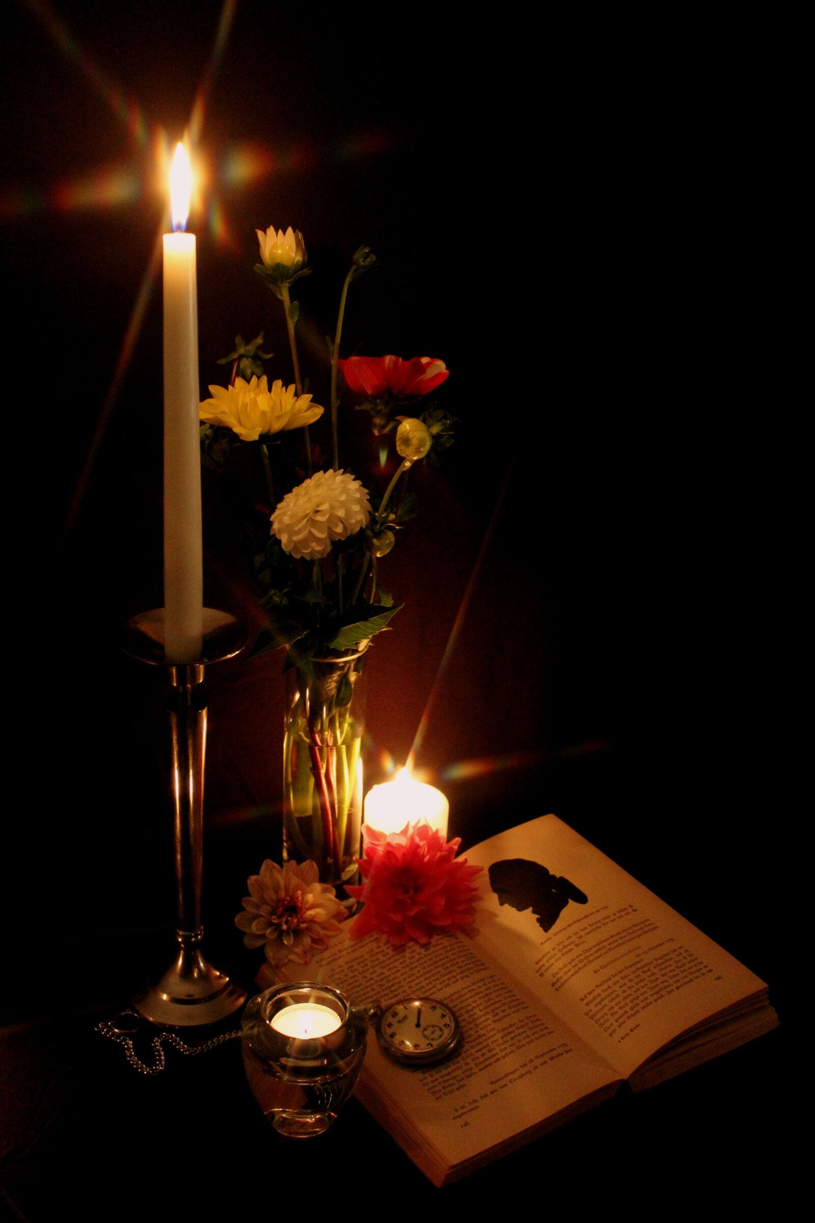 Canon EOS 1300D (EOS Rebel T6 / EOS Kiss X80) sample photo. Candlelight, goethe, book photography