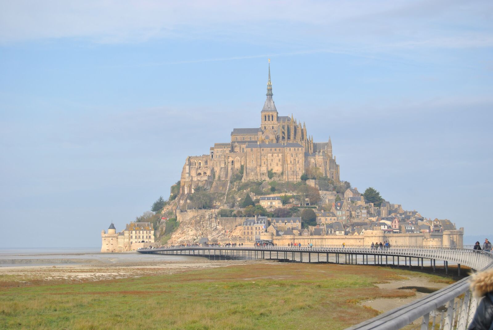 Nikon D3000 sample photo. Mont saint michel, monument photography