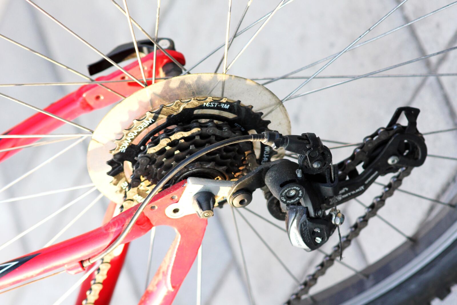Canon EOS 550D (EOS Rebel T2i / EOS Kiss X4) sample photo. Mountain bike, chain, bicycle photography