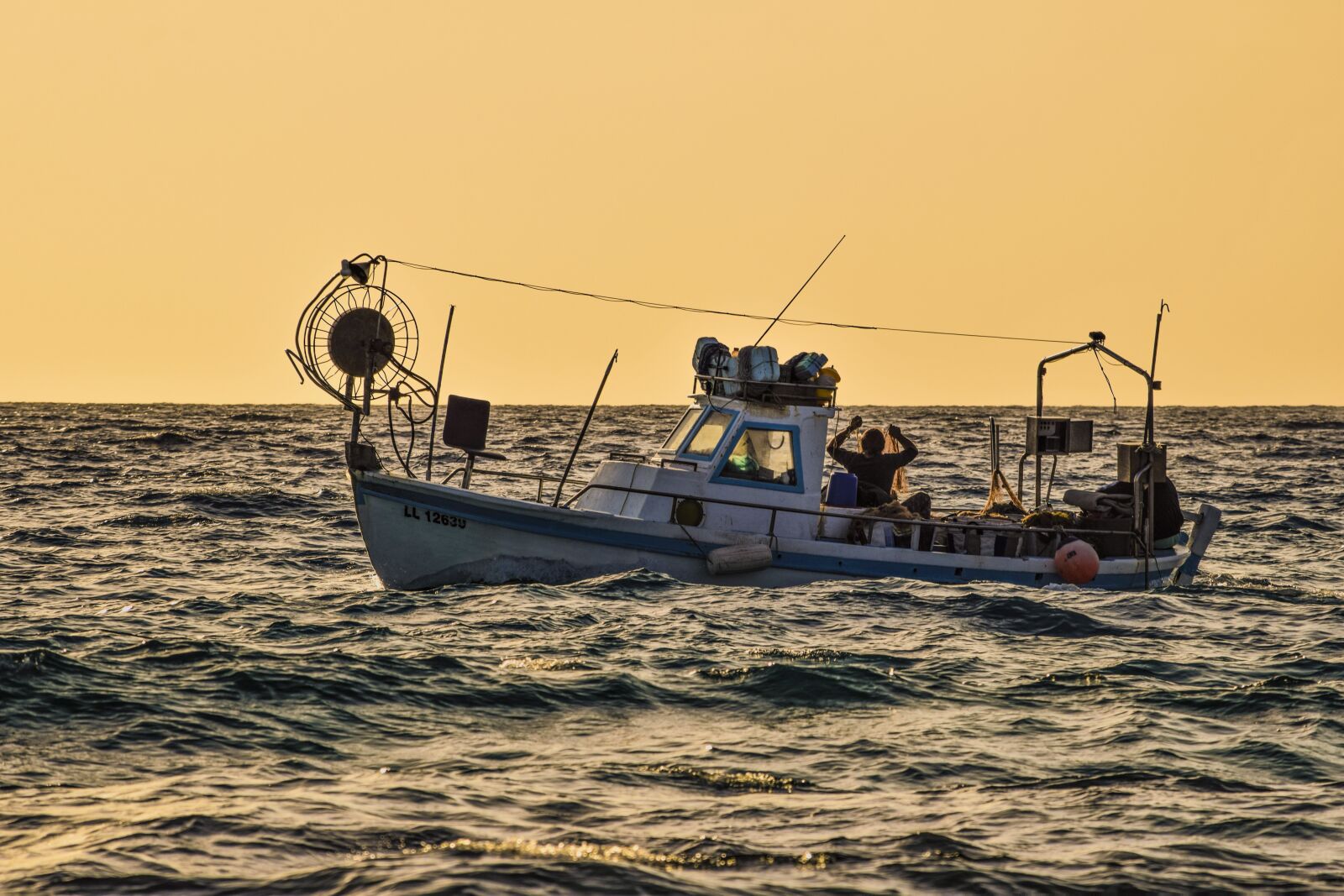 Nikon D3300 sample photo. Fishing boat, sea, fishing photography