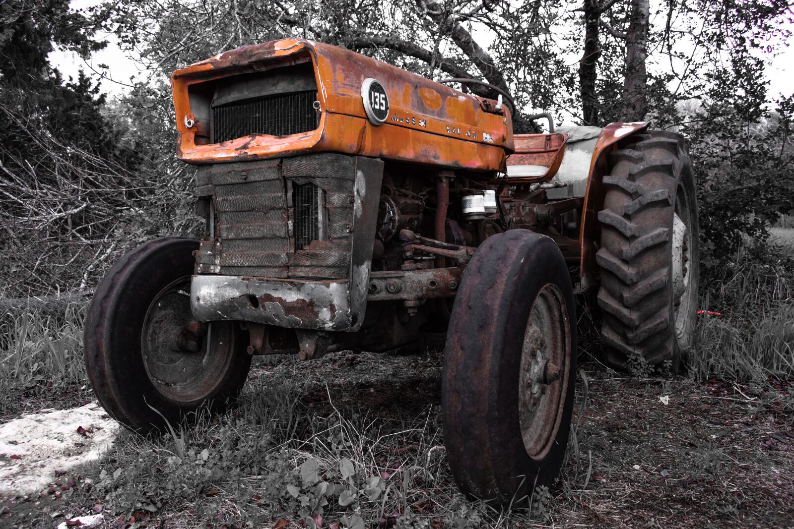 Nikon D3300 sample photo. Tractor, farm, countryside photography