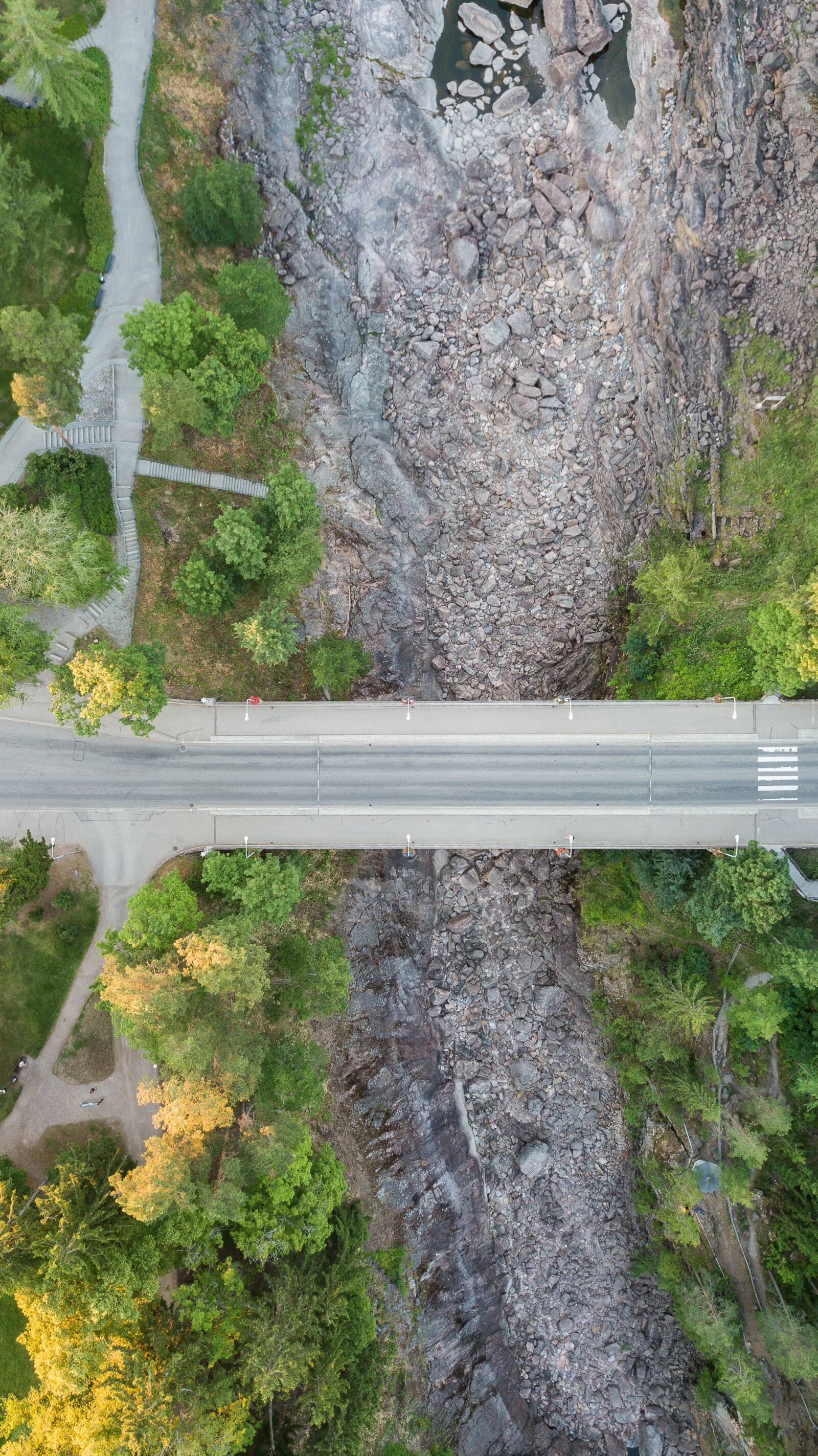 DJI FC220 sample photo. Imatra, rapids, finnish photography