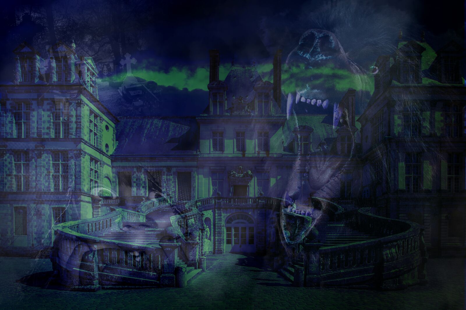 Canon EOS 70D sample photo. Fontainebleau, storm, terror photography