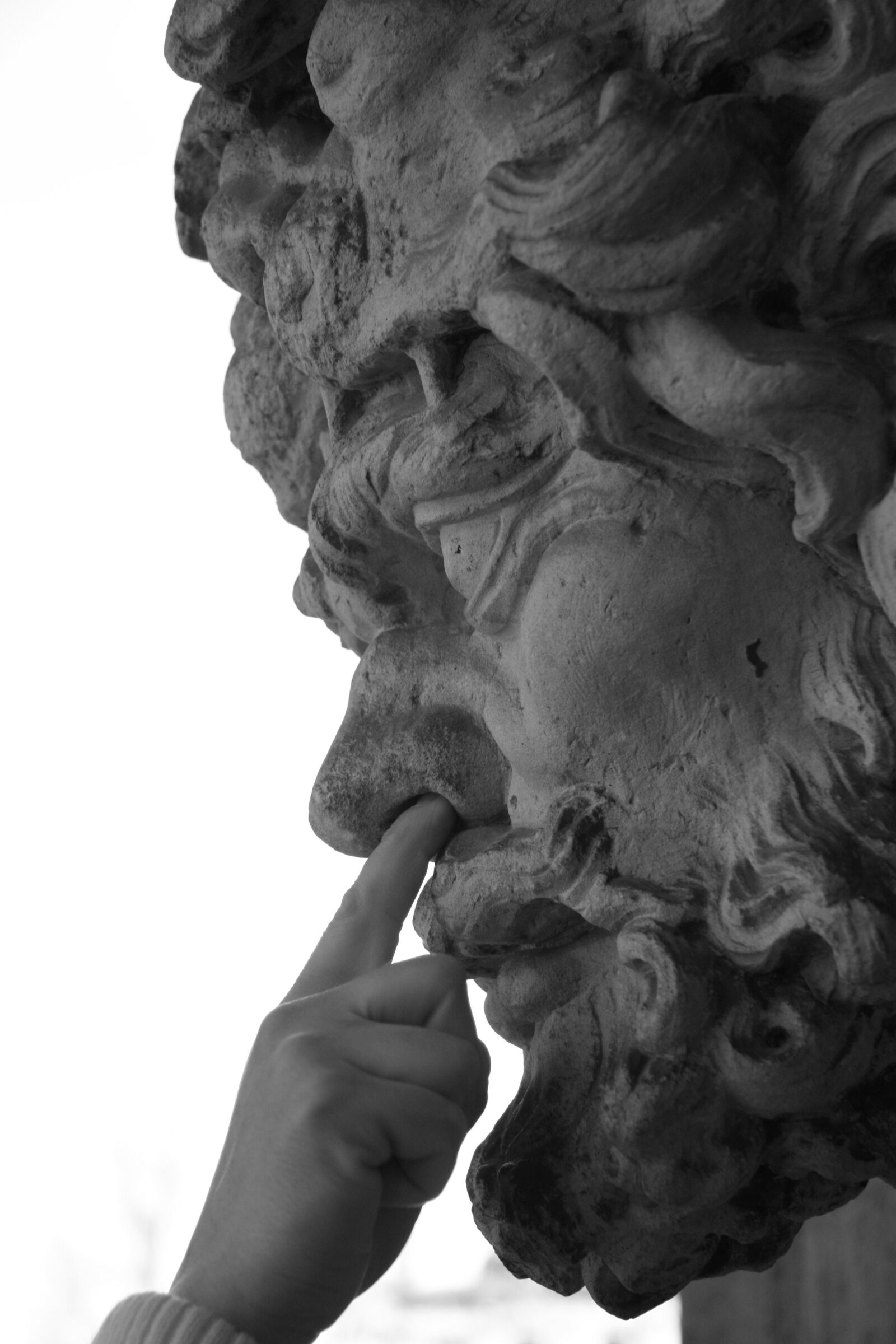 Canon EOS 400D (EOS Digital Rebel XTi / EOS Kiss Digital X) sample photo. Sculpture, dresden, nose photography