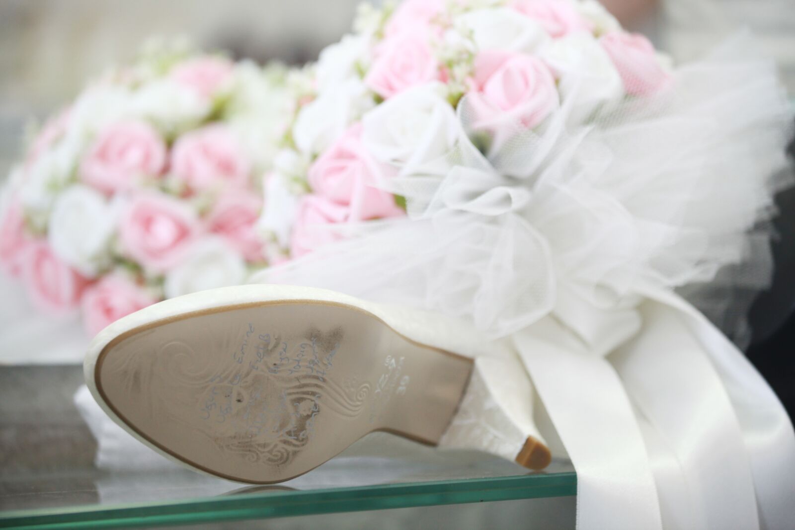 Canon EOS 5D Mark II sample photo. Wedding, bridal, shoes photography