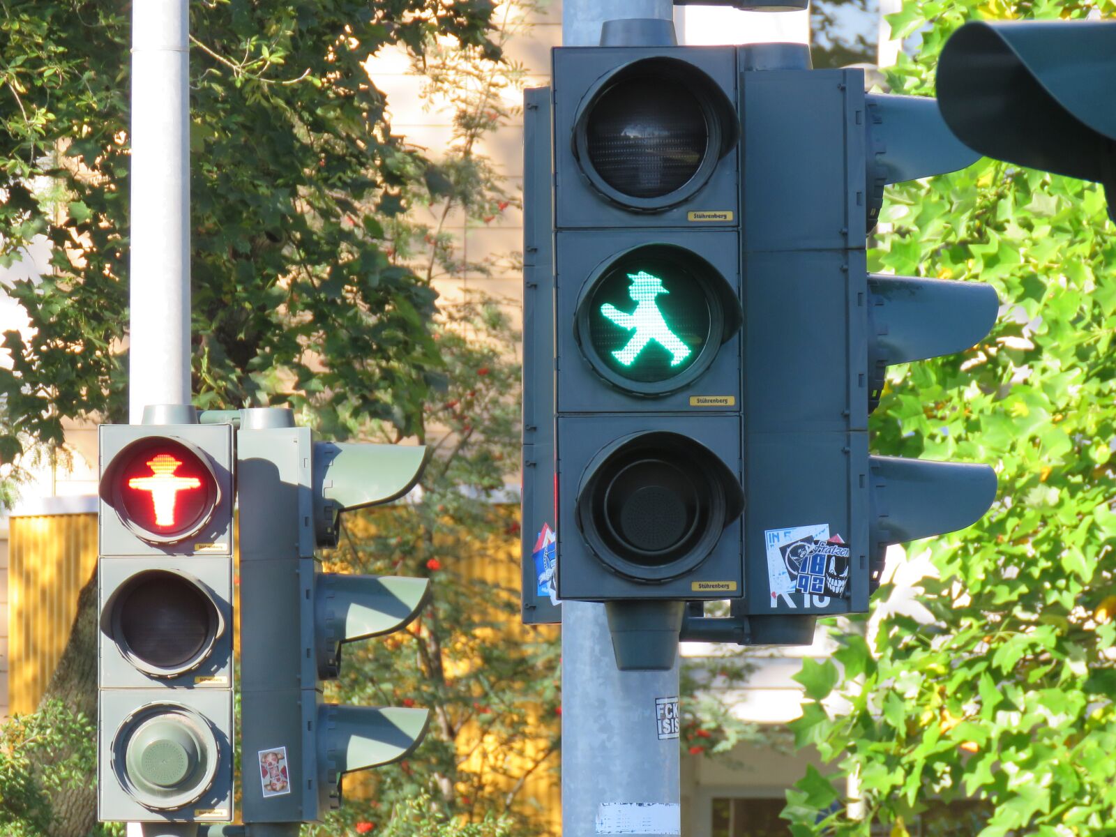 Canon PowerShot SX60 HS sample photo. Traffic lights, little green photography