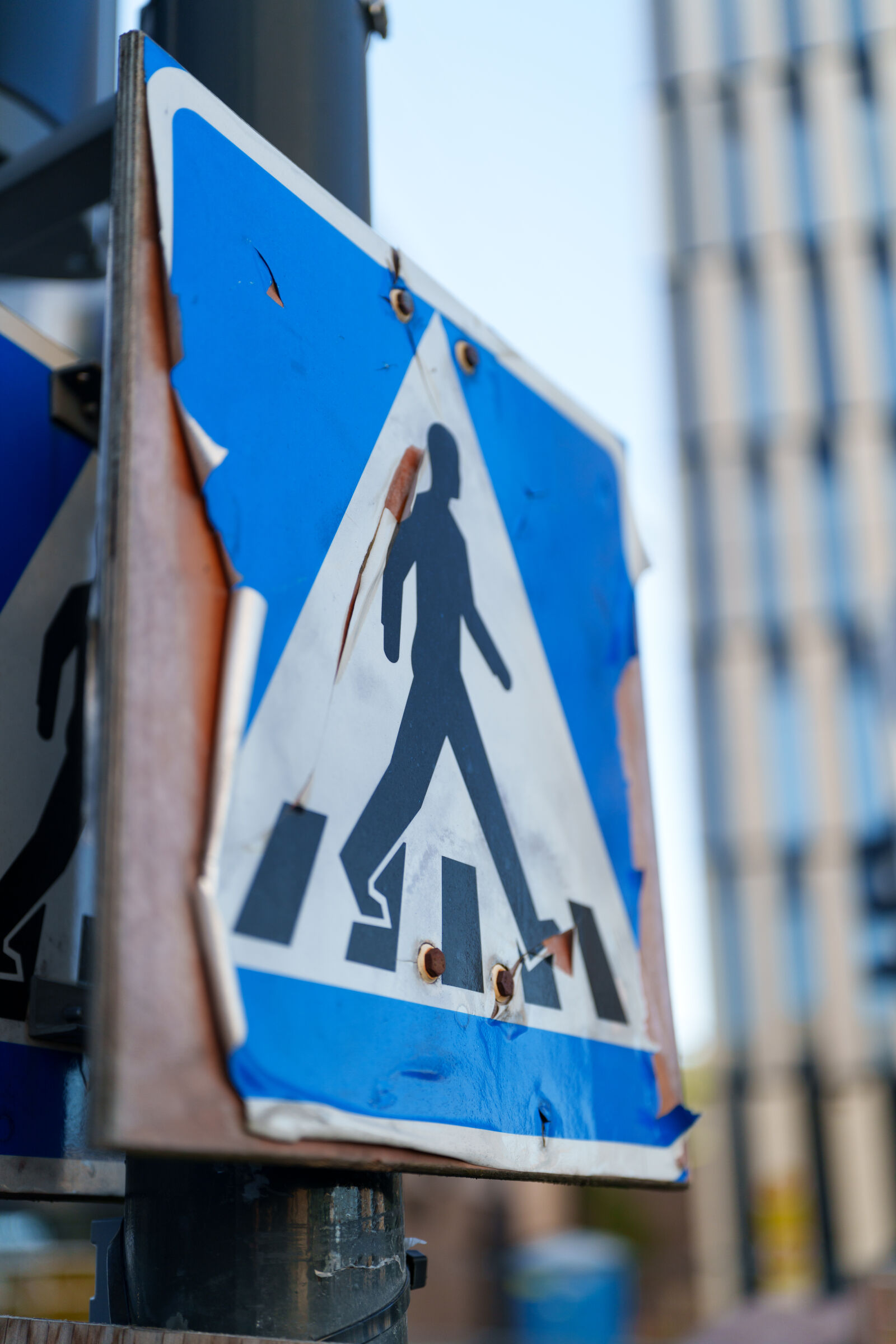 Sony a7R V sample photo. Wornout pedestrian way photography