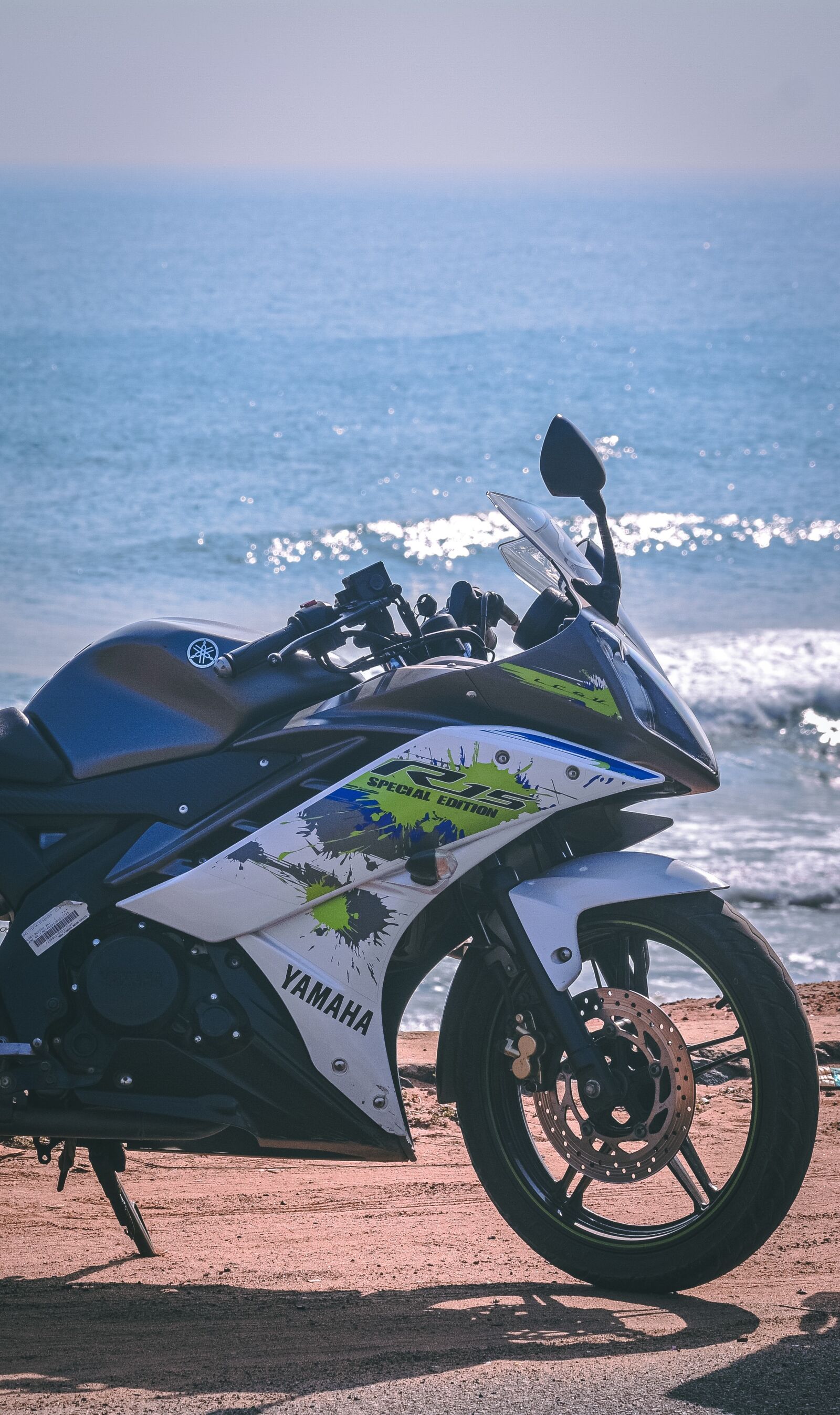 Nikon D5200 sample photo. Bike, sea, bluesea photography