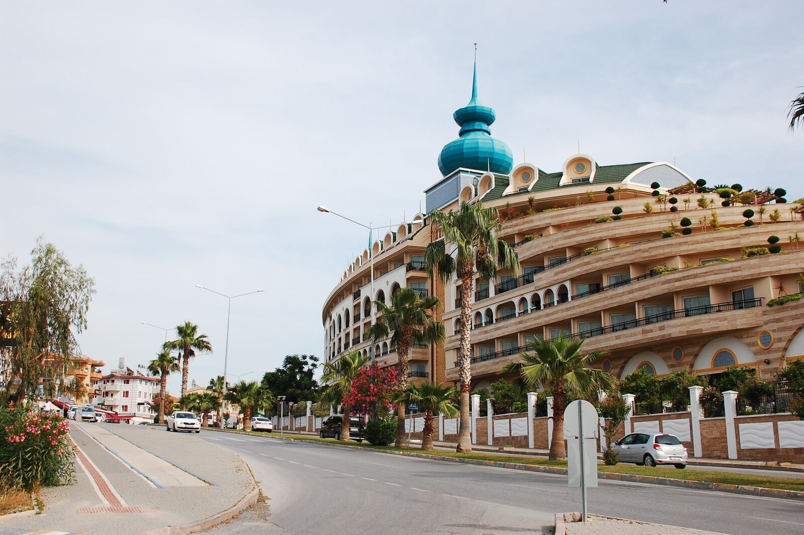 Nikon D40 sample photo. Turkey, side, palm trees photography