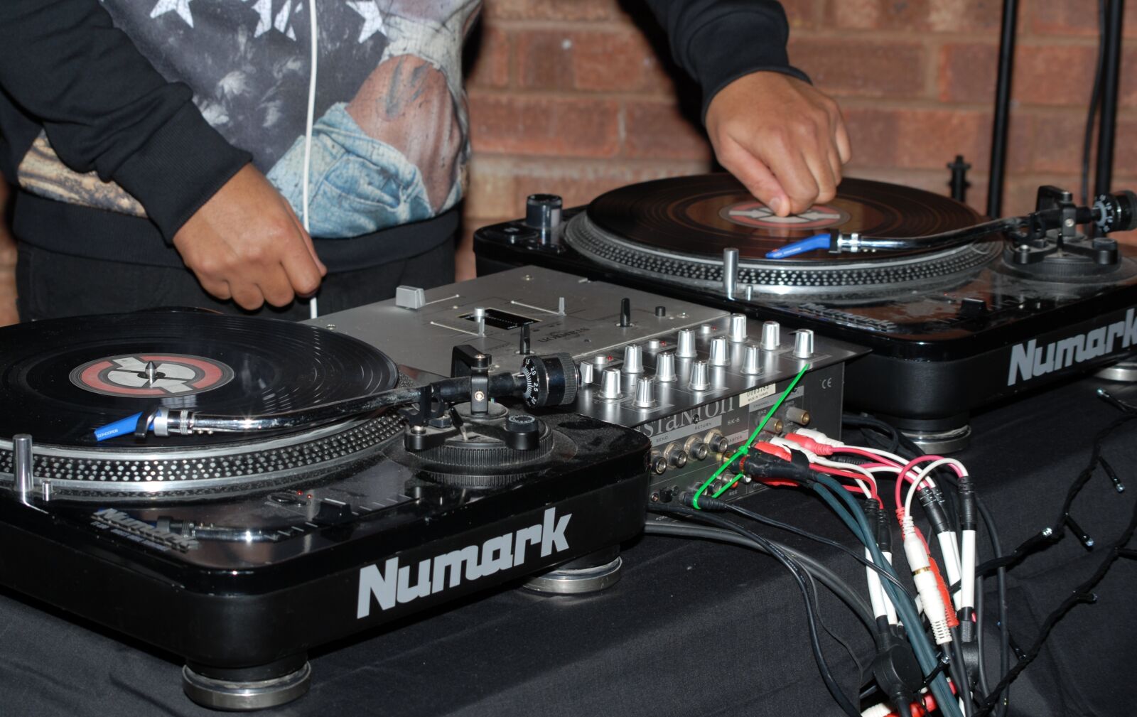 Nikon D200 sample photo. Dj, decks, music photography