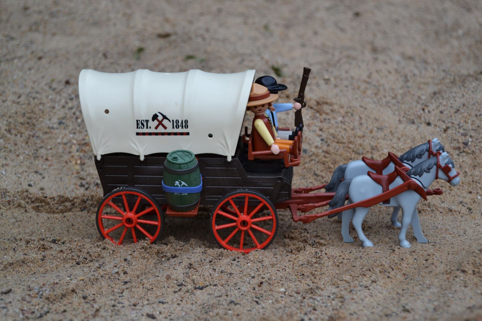 Nikon D3100 sample photo. Playmobil, western, usa photography