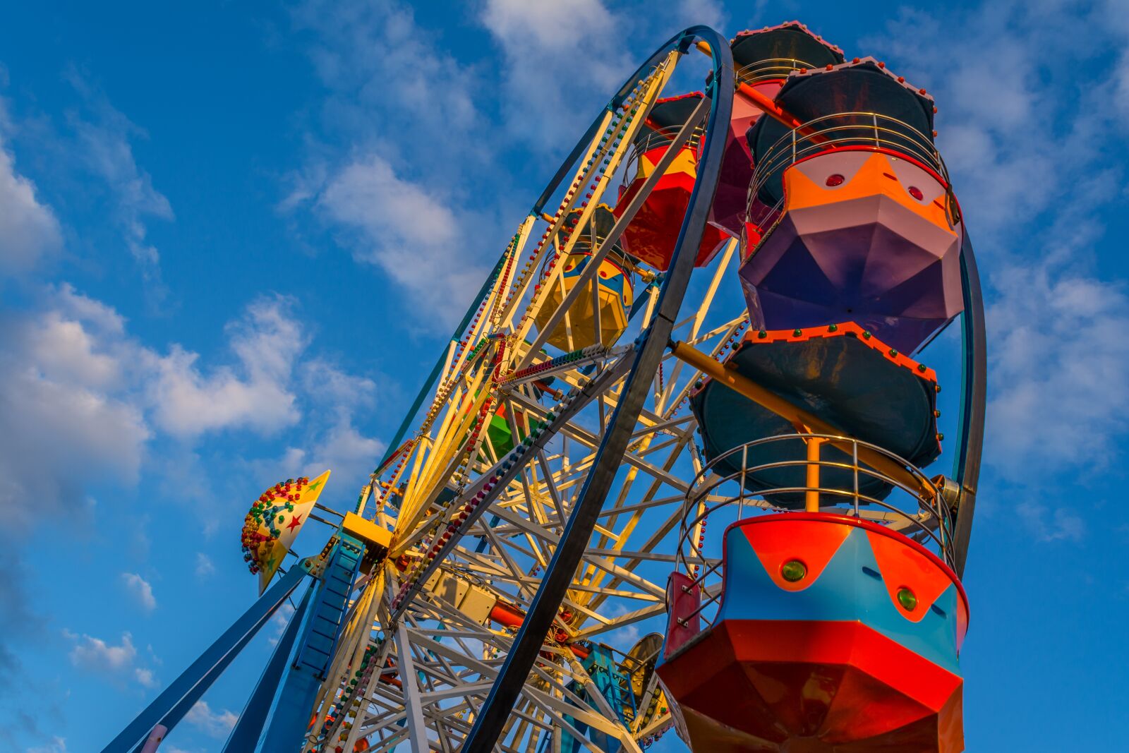 Nikon D7100 sample photo. Big wheel, ferris wheel photography