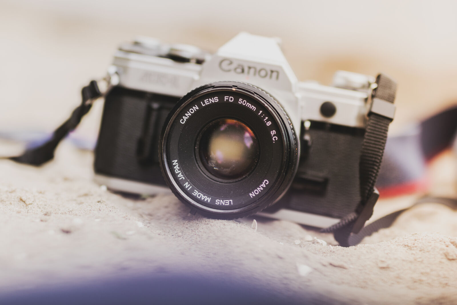 Canon EOS 750D (EOS Rebel T6i / EOS Kiss X8i) + Sigma 50mm F1.4 EX DG HSM sample photo. Analog, camera, aperture, blur photography