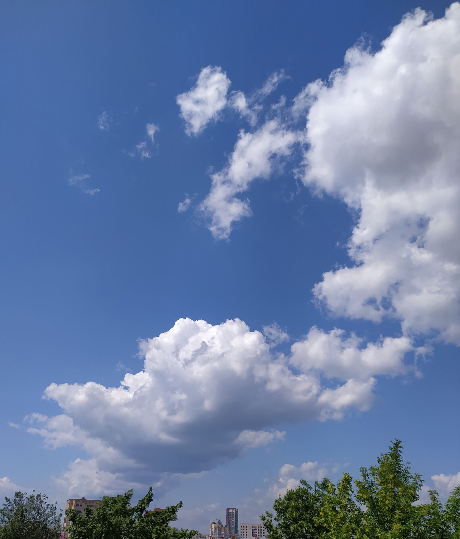 Xiaomi Redmi Note 8T sample photo. Cloud, blue, flies photography