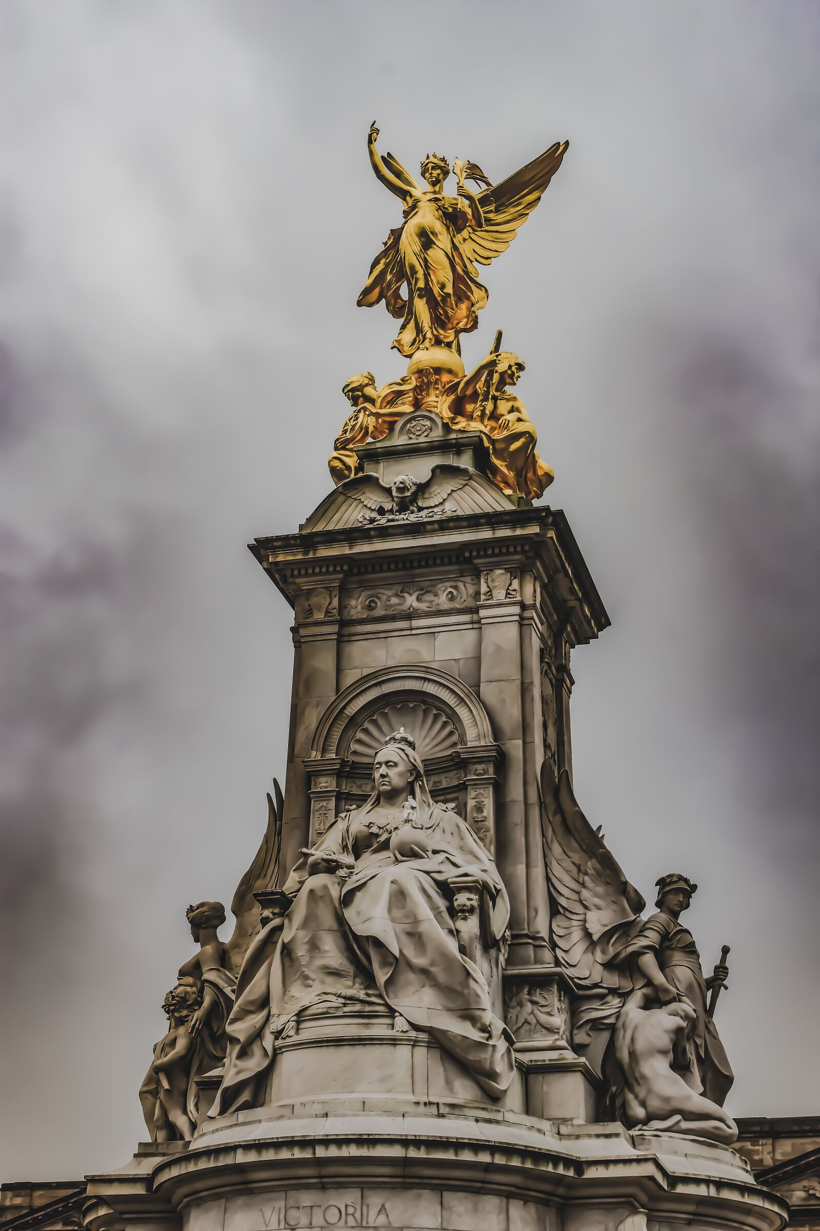 Nikon D3300 sample photo. The queen victoria memorial photography