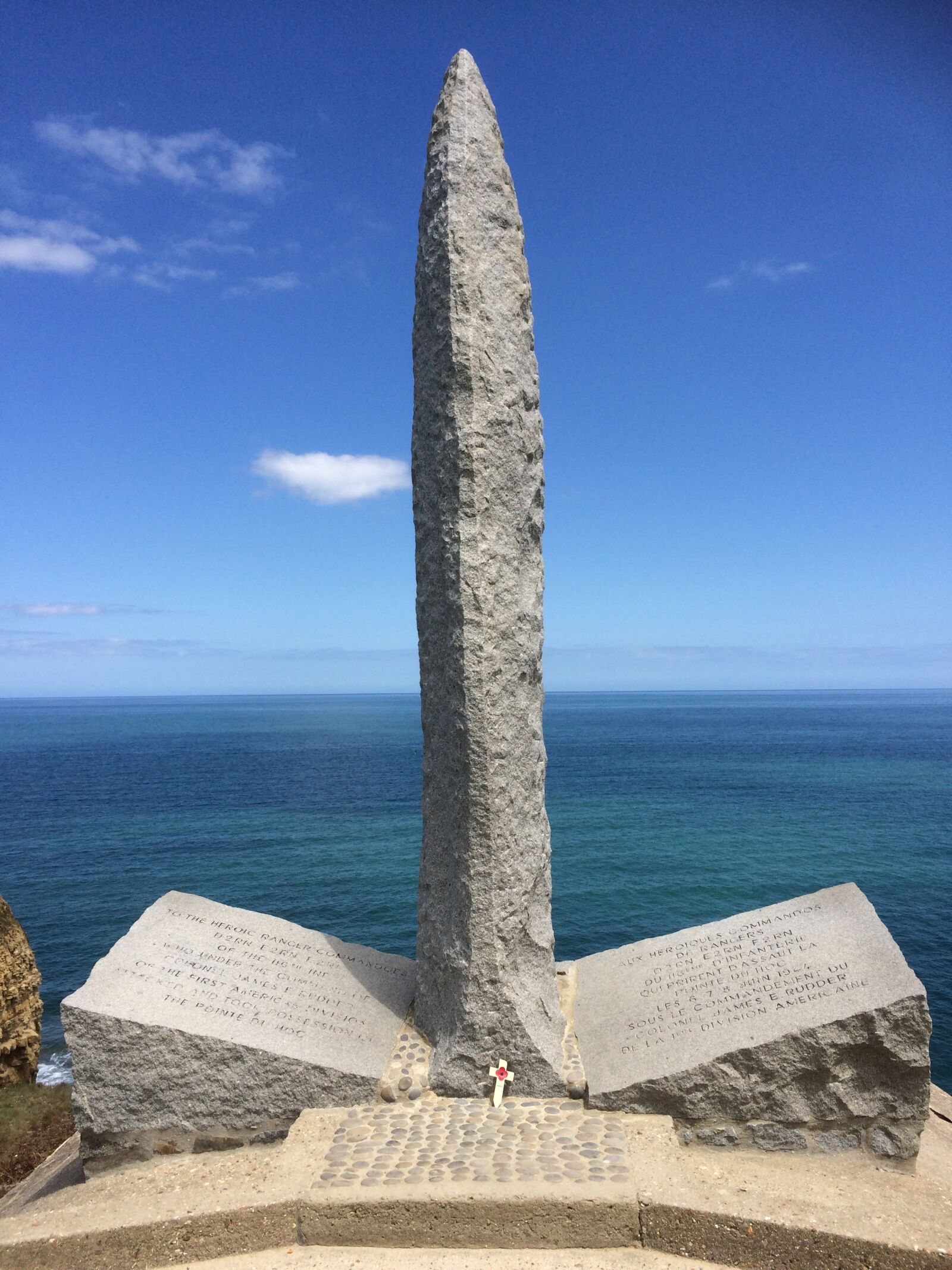 Apple iPhone 5s sample photo. Pointe du hoc, ranger photography