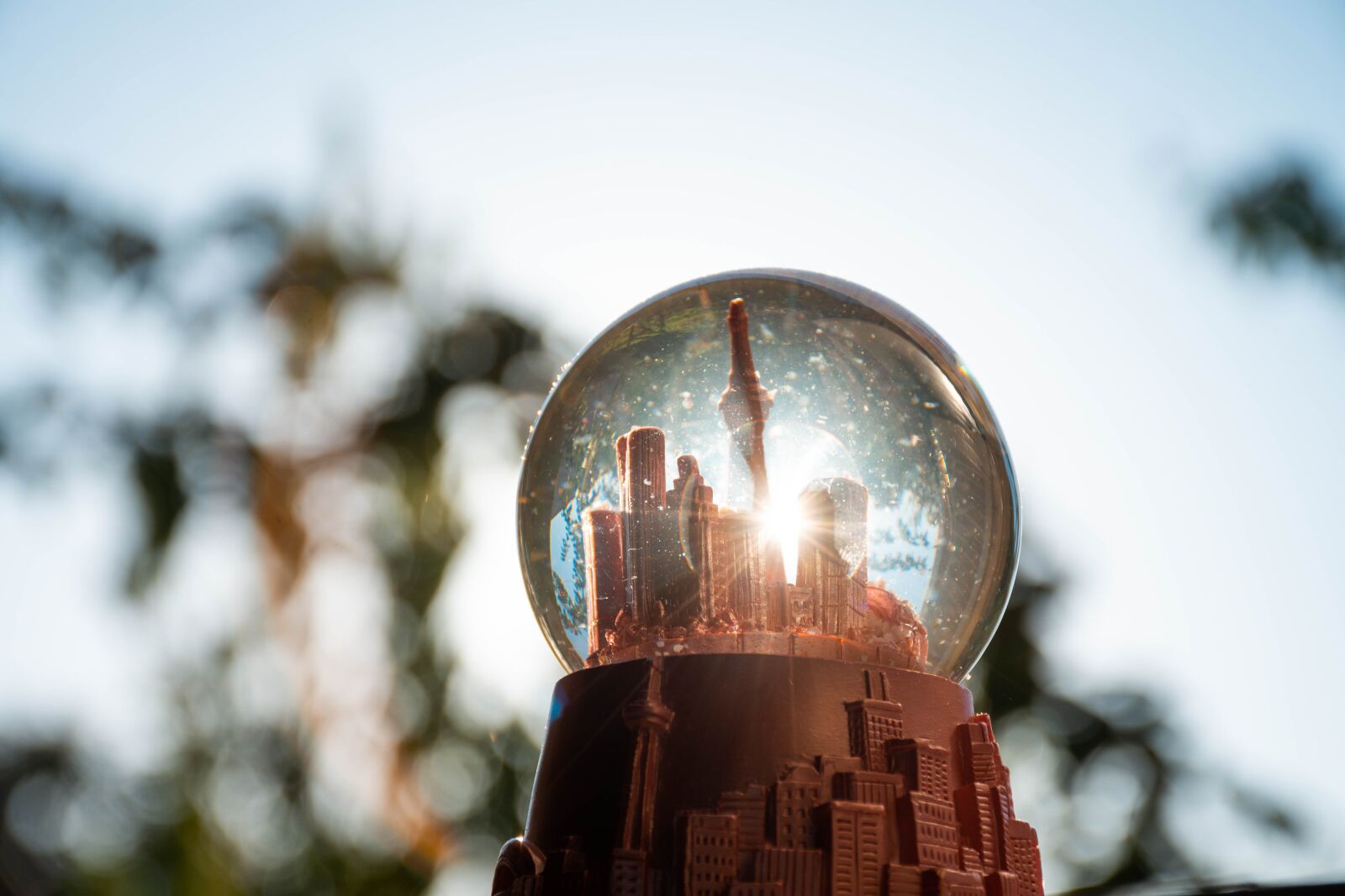Nikon D7200 sample photo. Snow globe, toronto, cntower photography