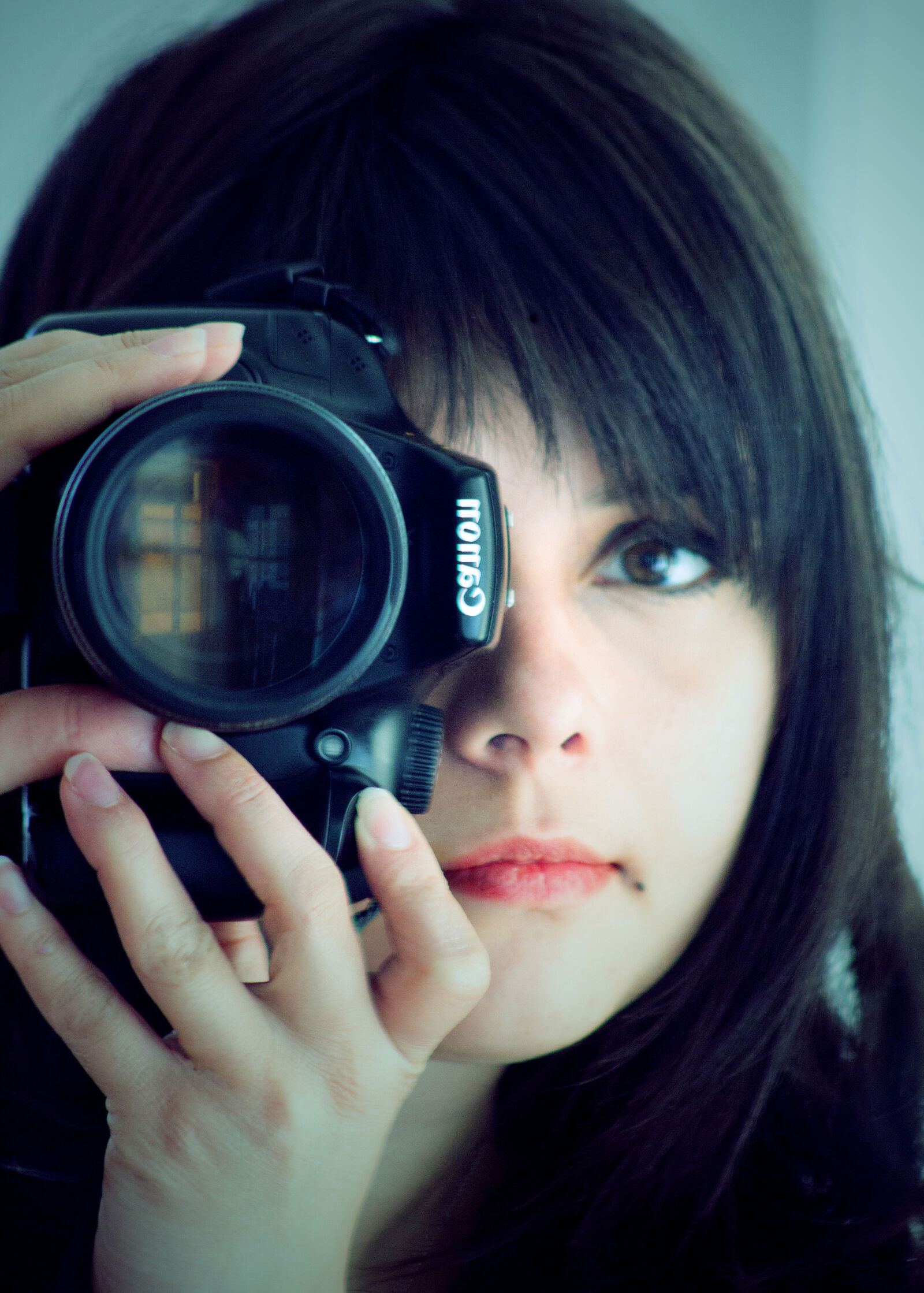 Canon EOS 1100D (EOS Rebel T3 / EOS Kiss X50) sample photo. Brown, eyes, brown, hair photography