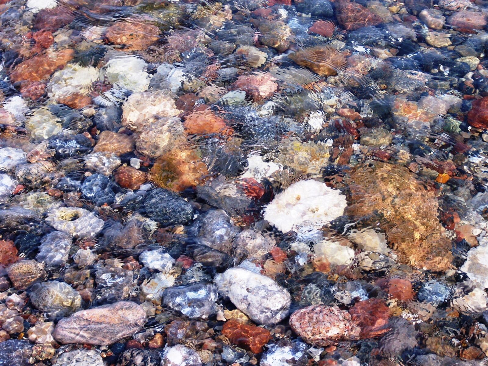 MEDION MD85863 sample photo. Water, stones, nature photography