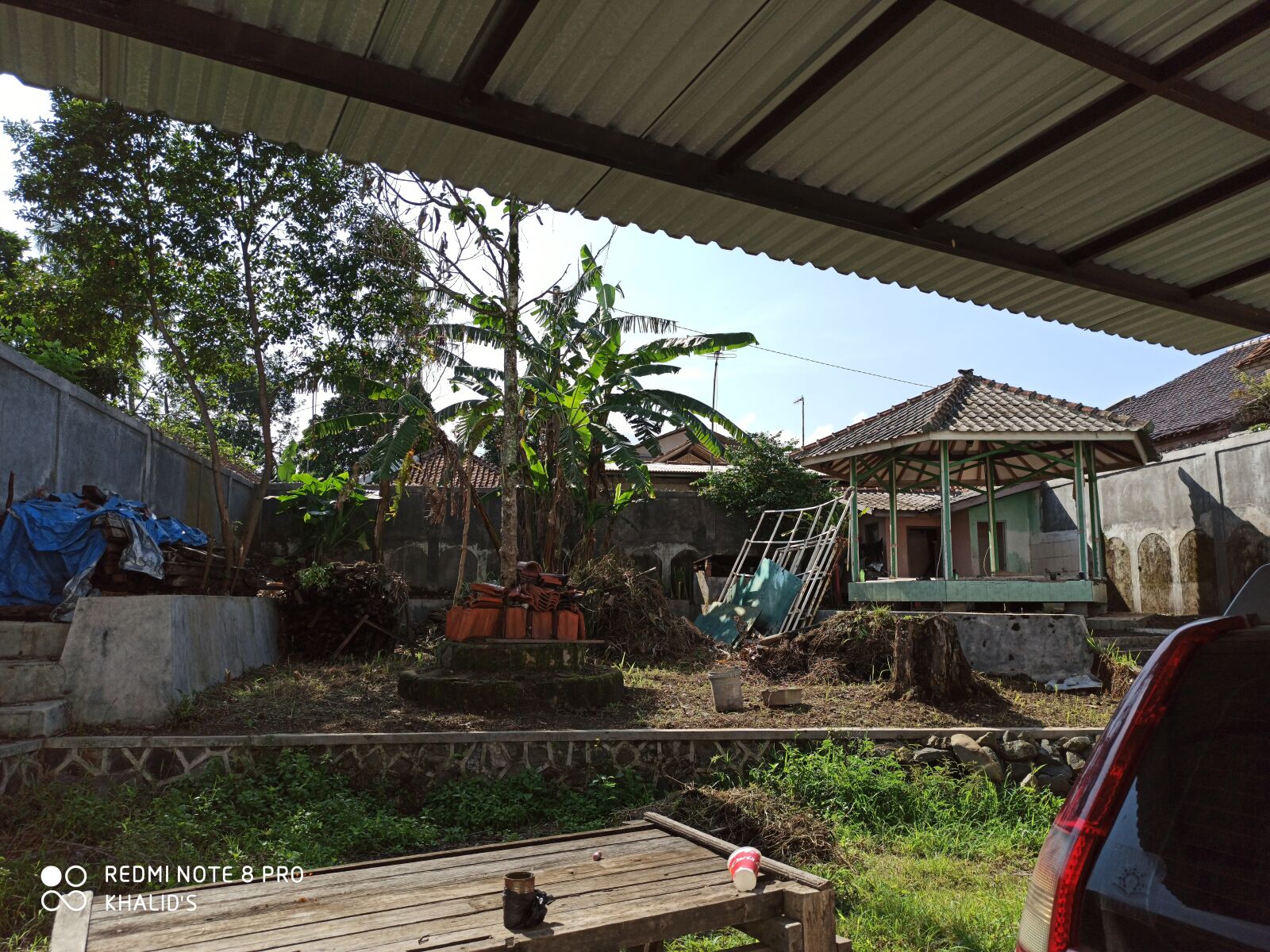 Xiaomi Redmi Note 8 Pro sample photo. Garden, gazebo, summer photography