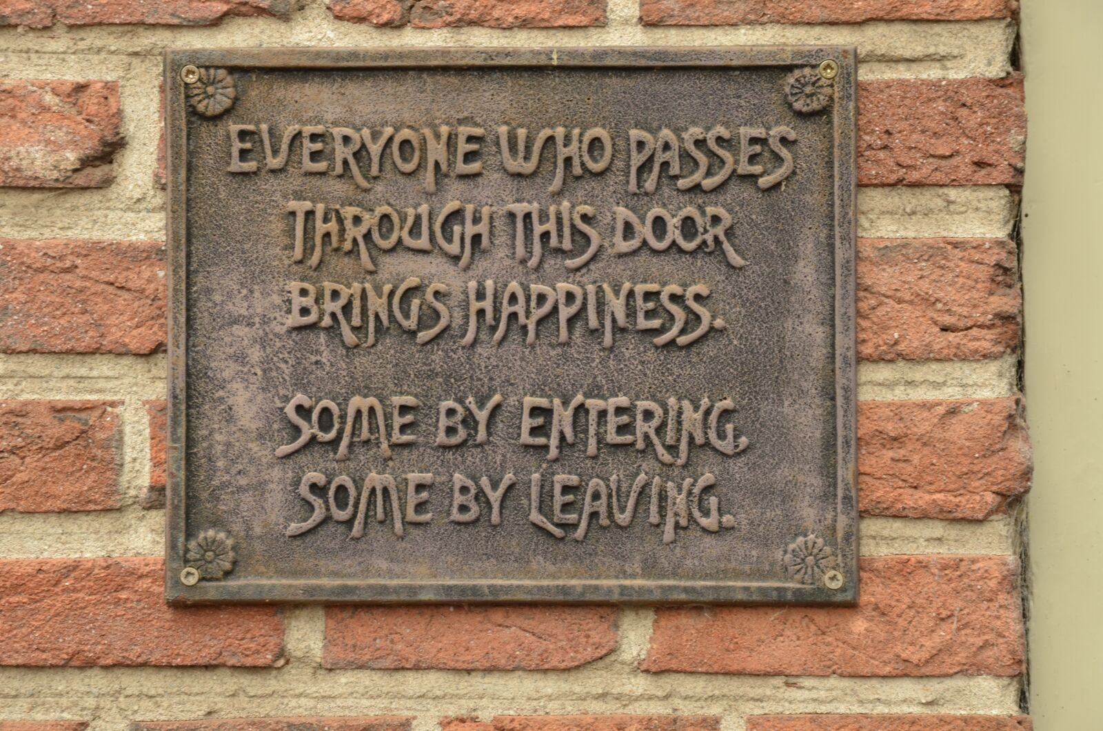 Nikon D7000 sample photo. Board, shield, text photography