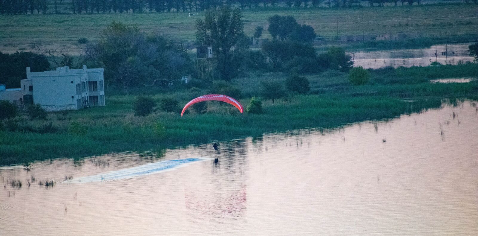 Nikon D3400 sample photo. Paramotor, flight, paragliding photography