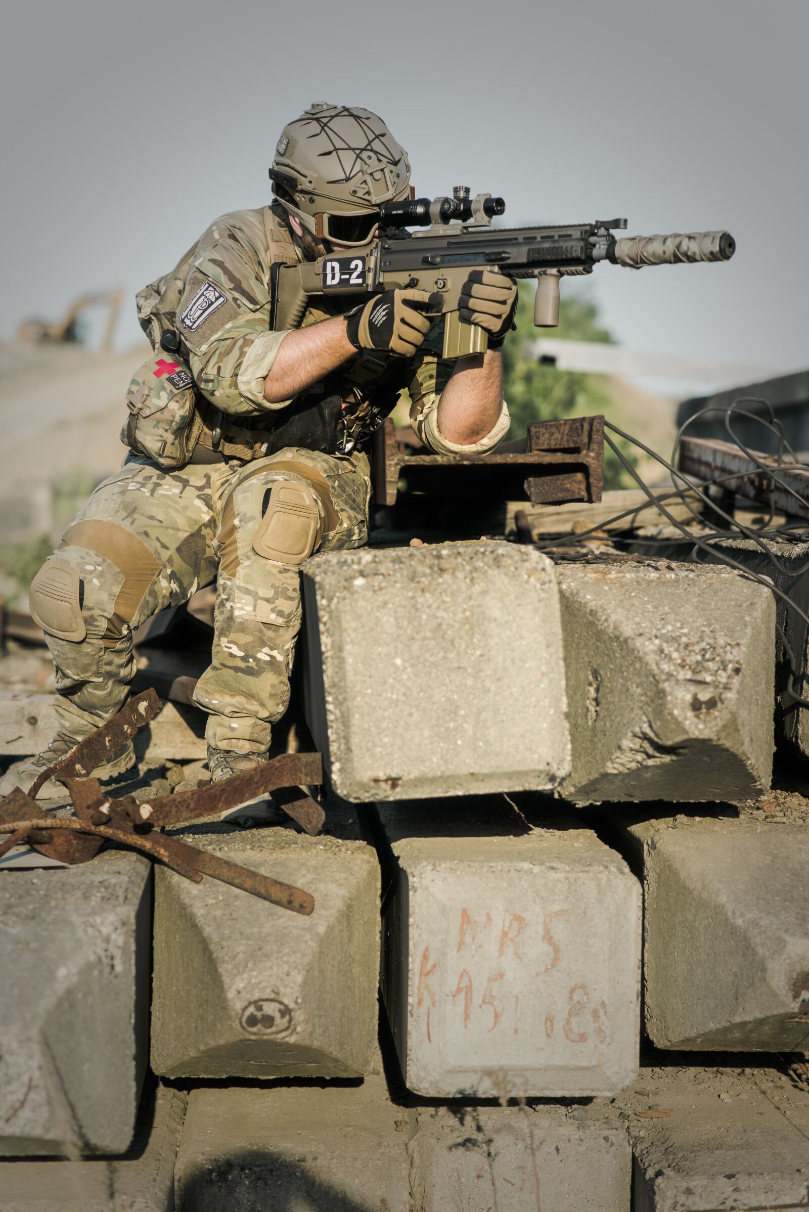 Nikon D600 sample photo. War, desert, guns photography