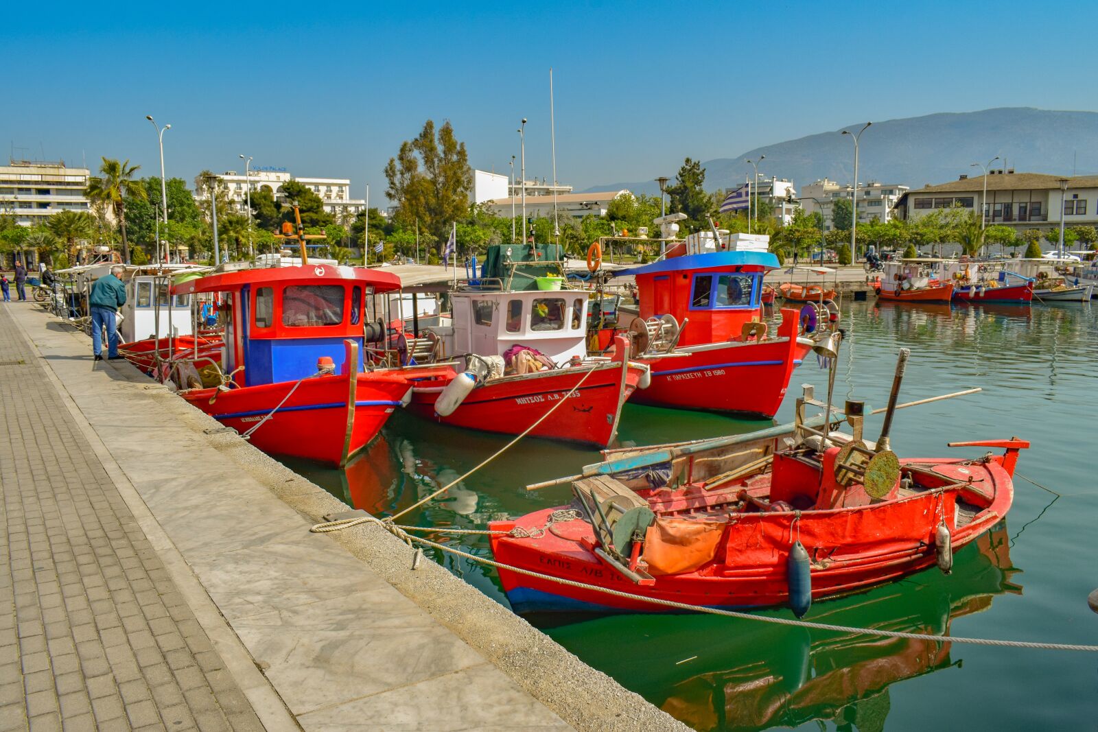 Nikon D3300 sample photo. Boats, red, port photography