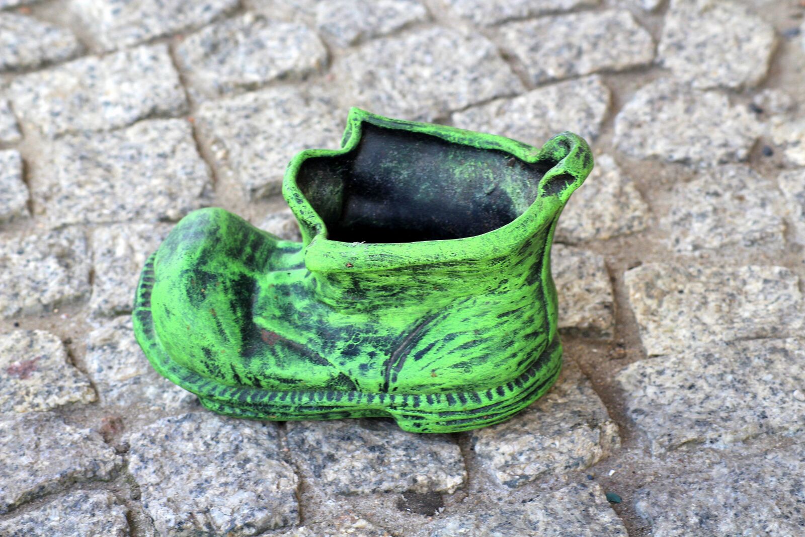 Canon EOS 1200D (EOS Rebel T5 / EOS Kiss X70 / EOS Hi) sample photo. Shoes, green, decoration photography