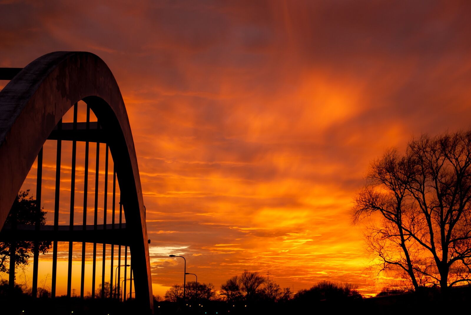 Nikon D3000 sample photo. Sunset, clouds, evening red photography