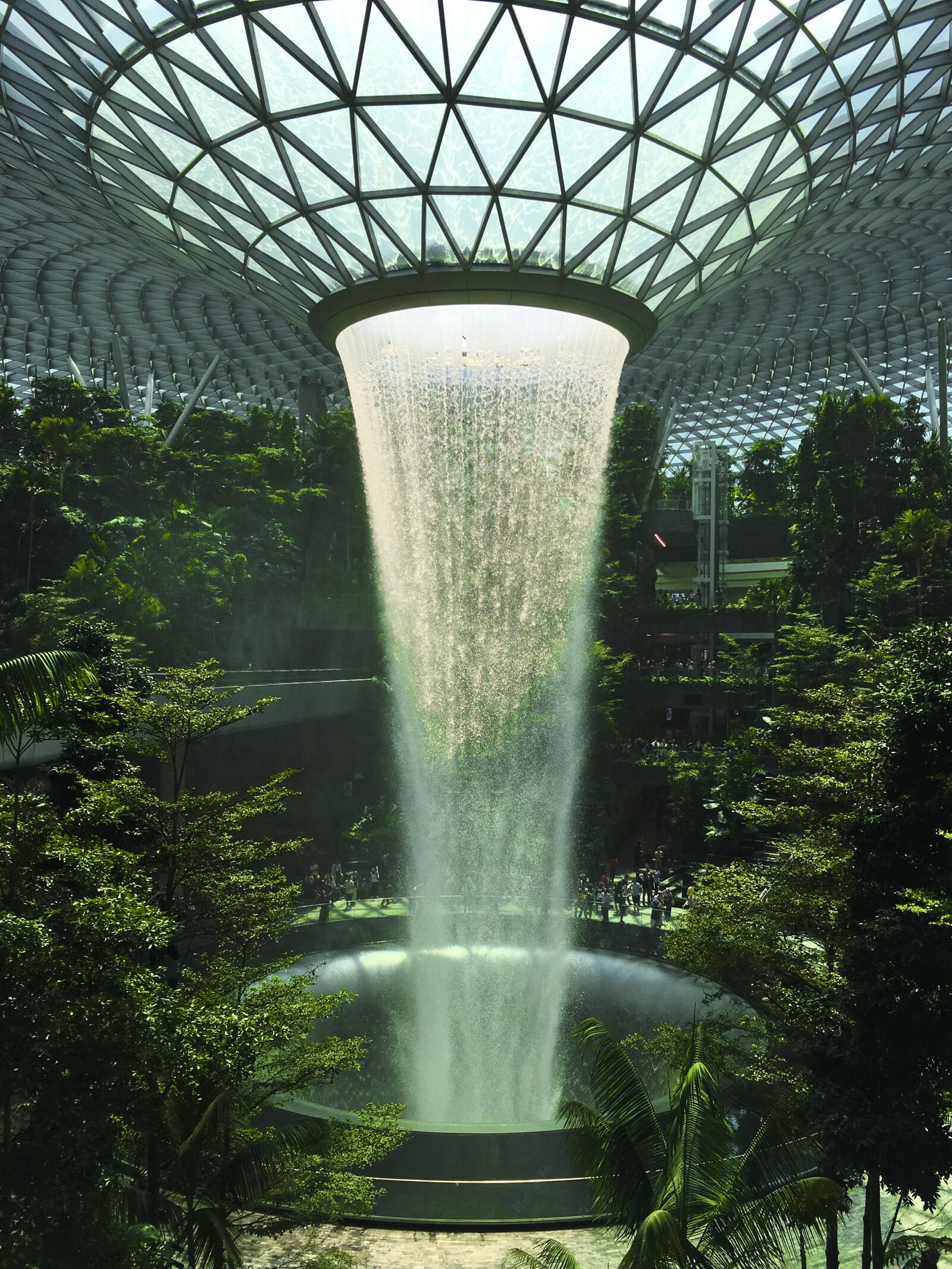 Apple iPhone 6s sample photo. Singapore, falls, airport photography
