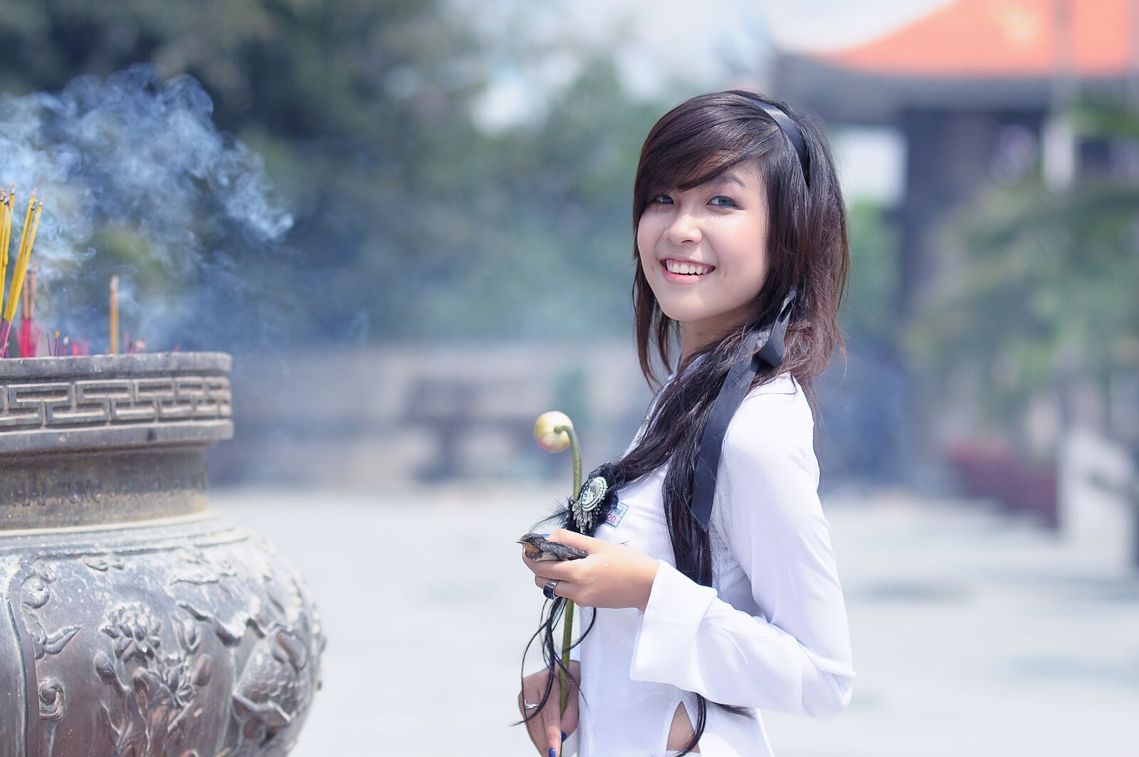 Nikon D90 sample photo. Girl, asian, fashion photography