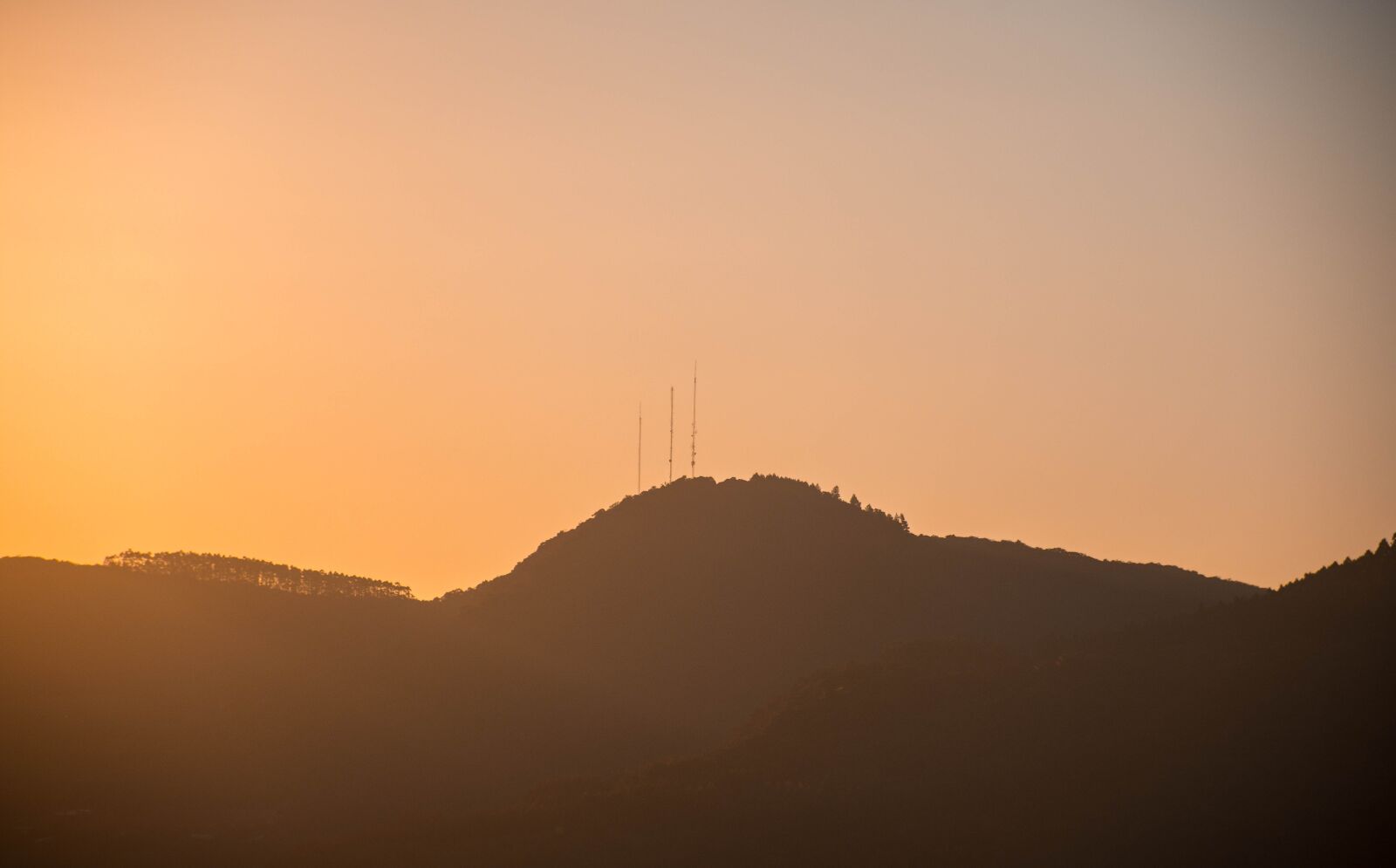 Nikon D7200 sample photo. Hills, antennas, hill photography