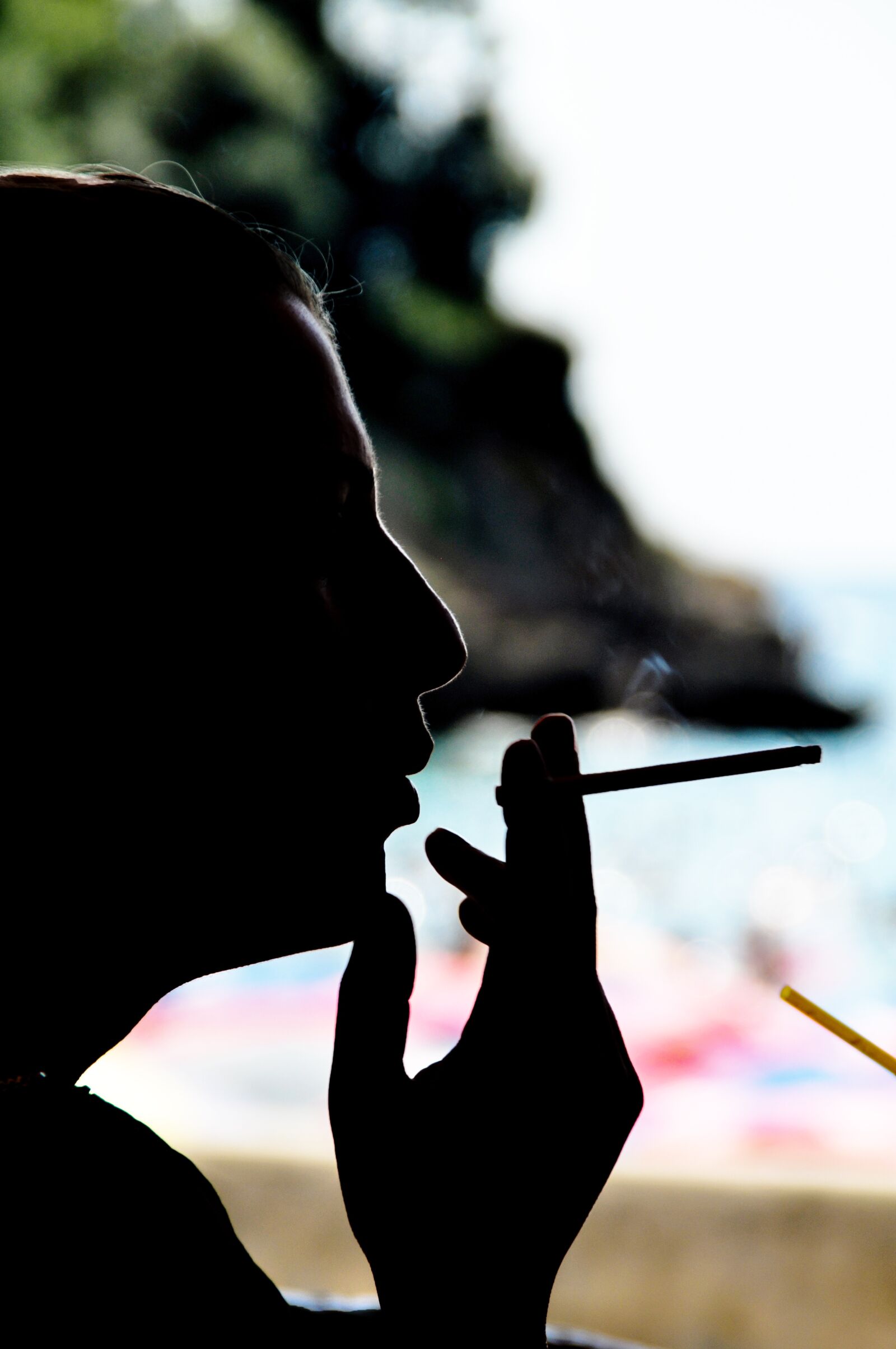 Nikon D90 sample photo. Smoking, cigarette, smoke photography