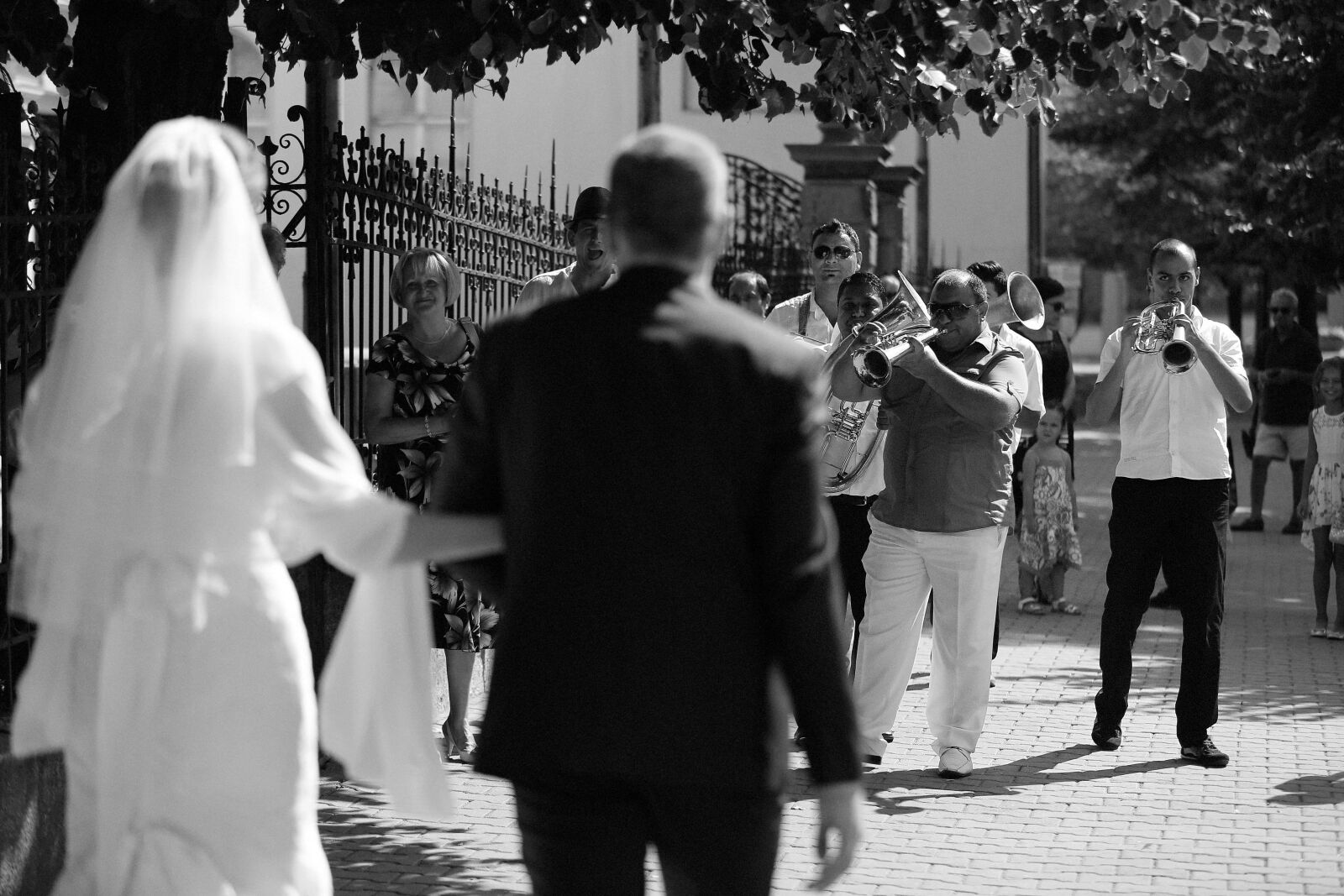 Canon EOS 5D Mark III sample photo. Trumpet, orchestra, trumpeter, bride photography