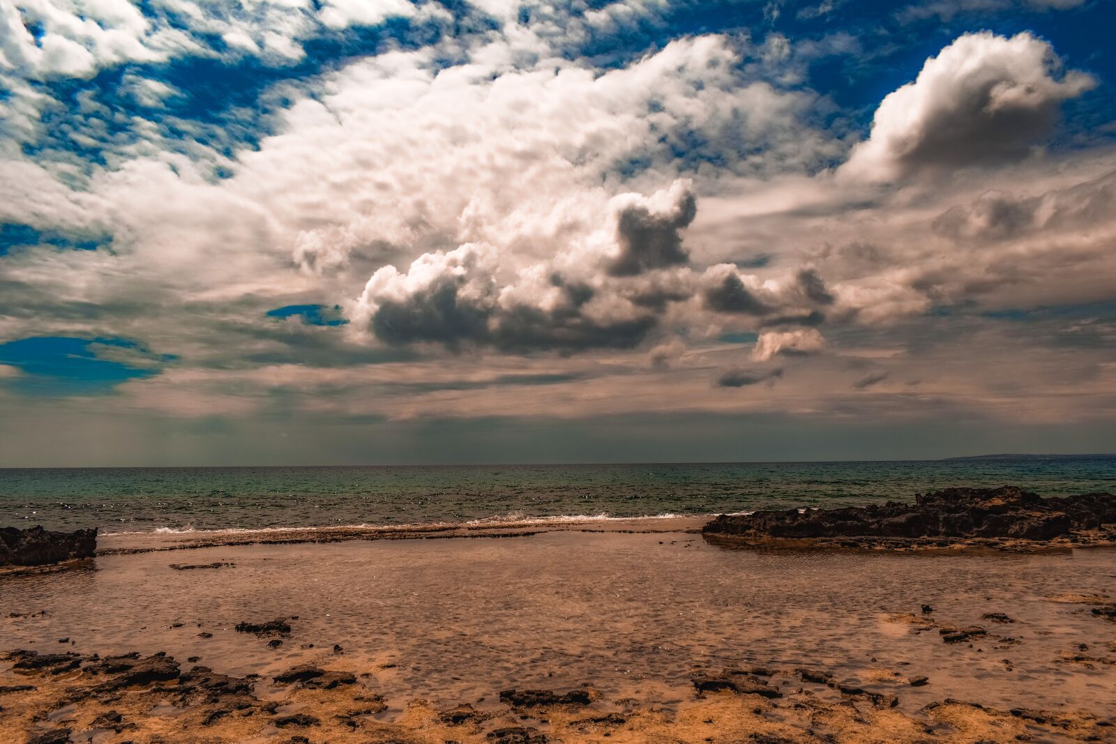 Nikon D3300 sample photo. Rocky coast, sea, sky photography