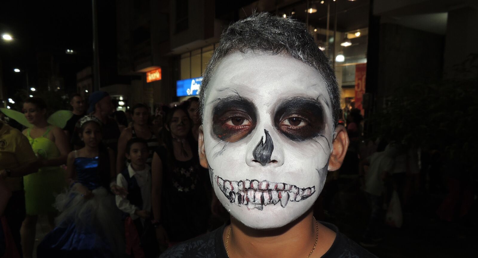 Nikon Coolpix P510 sample photo. Face, painting, halloween armenia photography