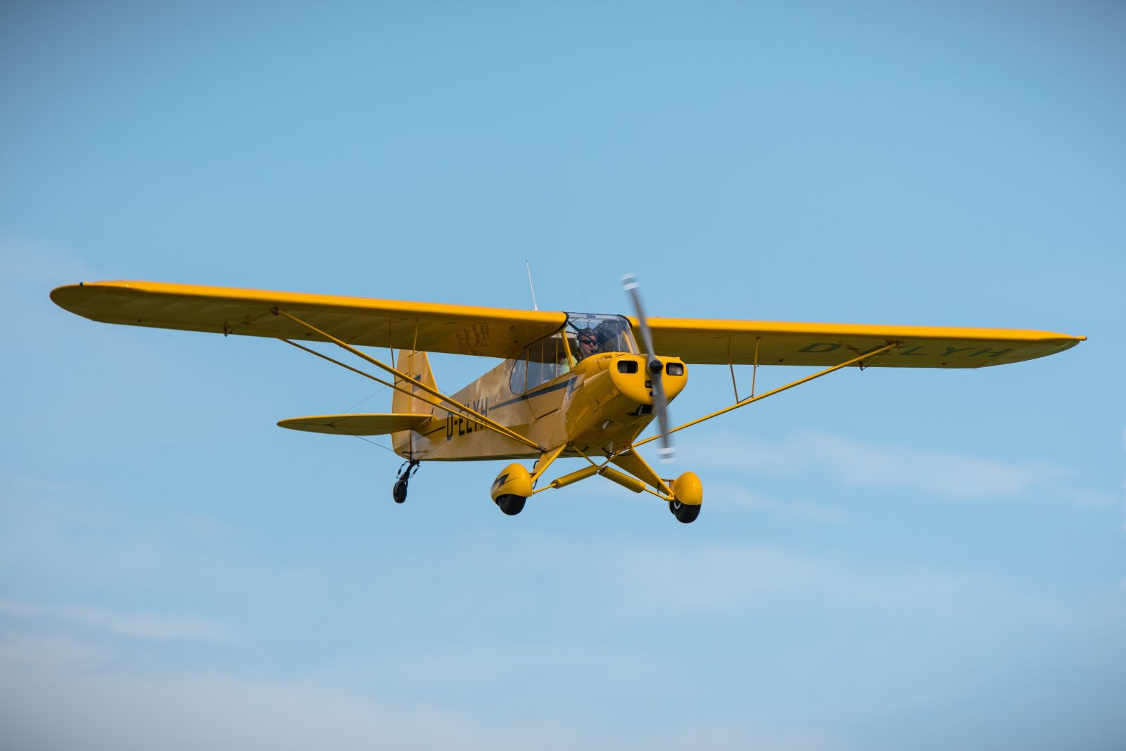 Nikon D750 sample photo. Piper cub, aircraft, propeller photography
