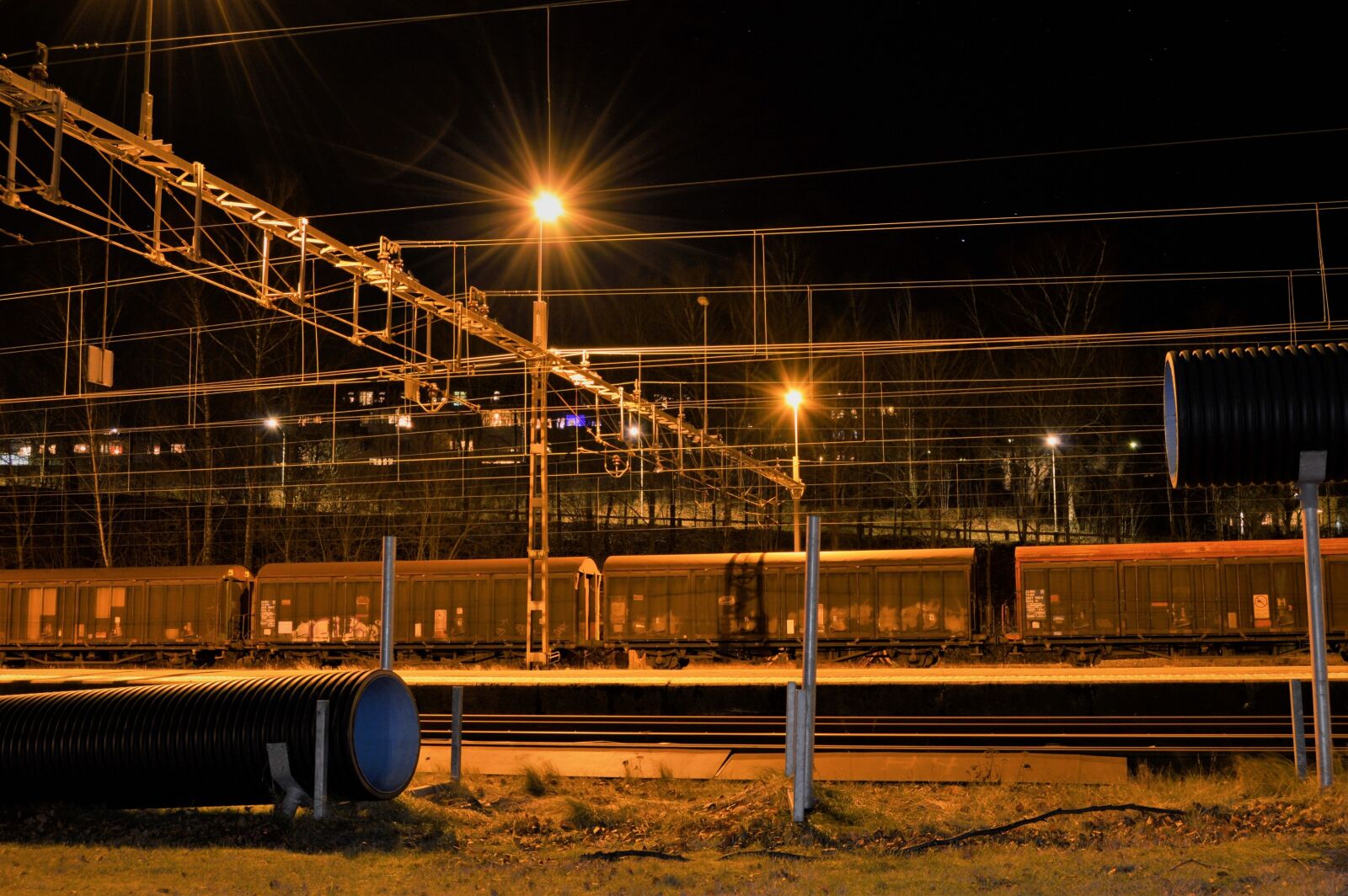 Nikon D3200 sample photo. Evening, light, lights, night photography