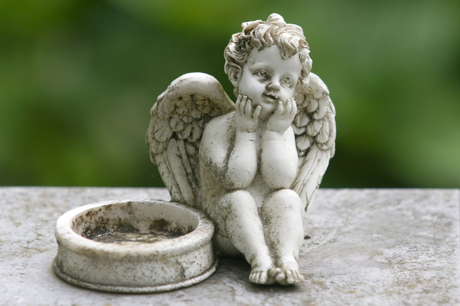 Sony Alpha DSLR-A700 sample photo. Angel, angel figure, cemetery photography